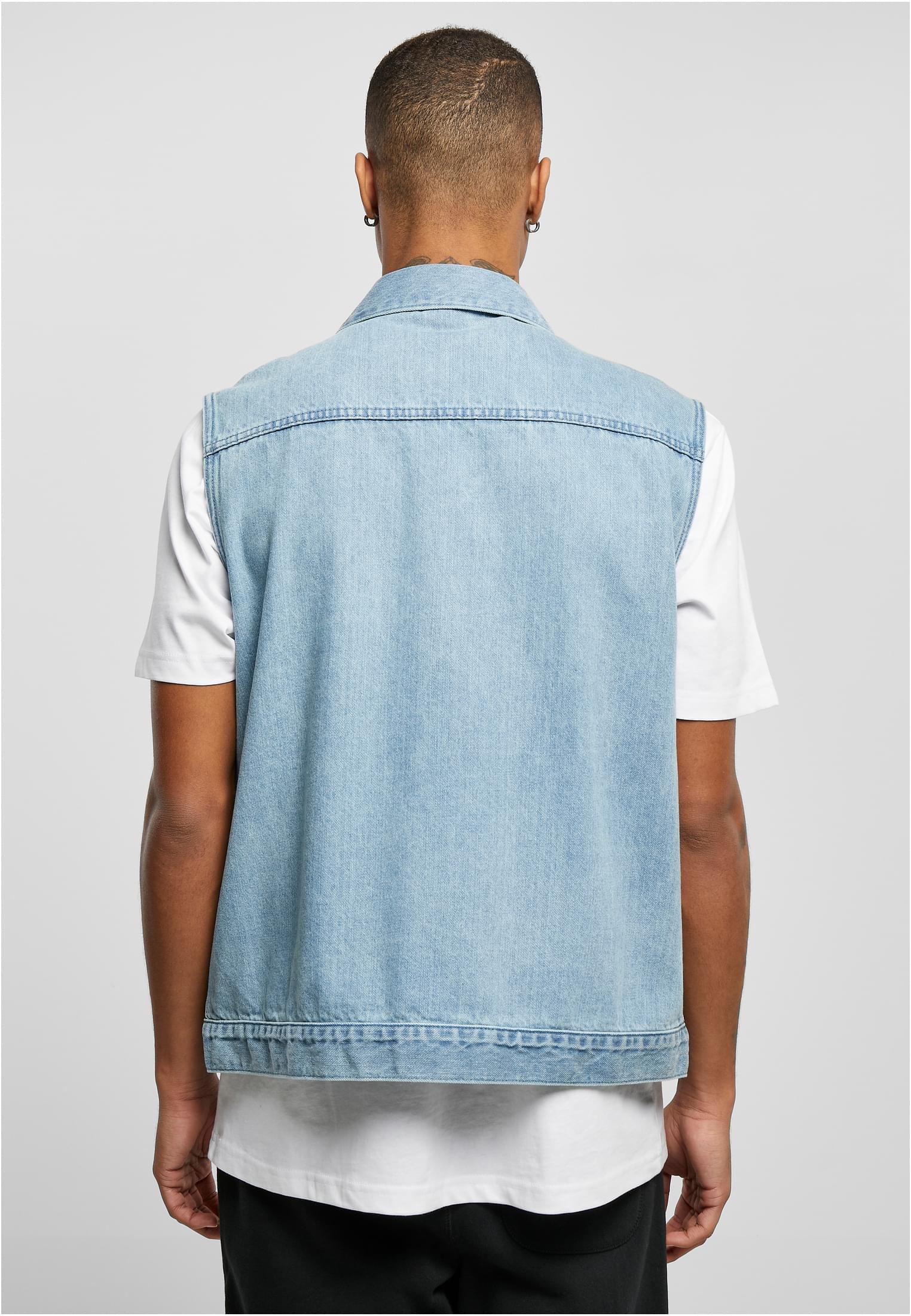 Denim Vest | lighter washed