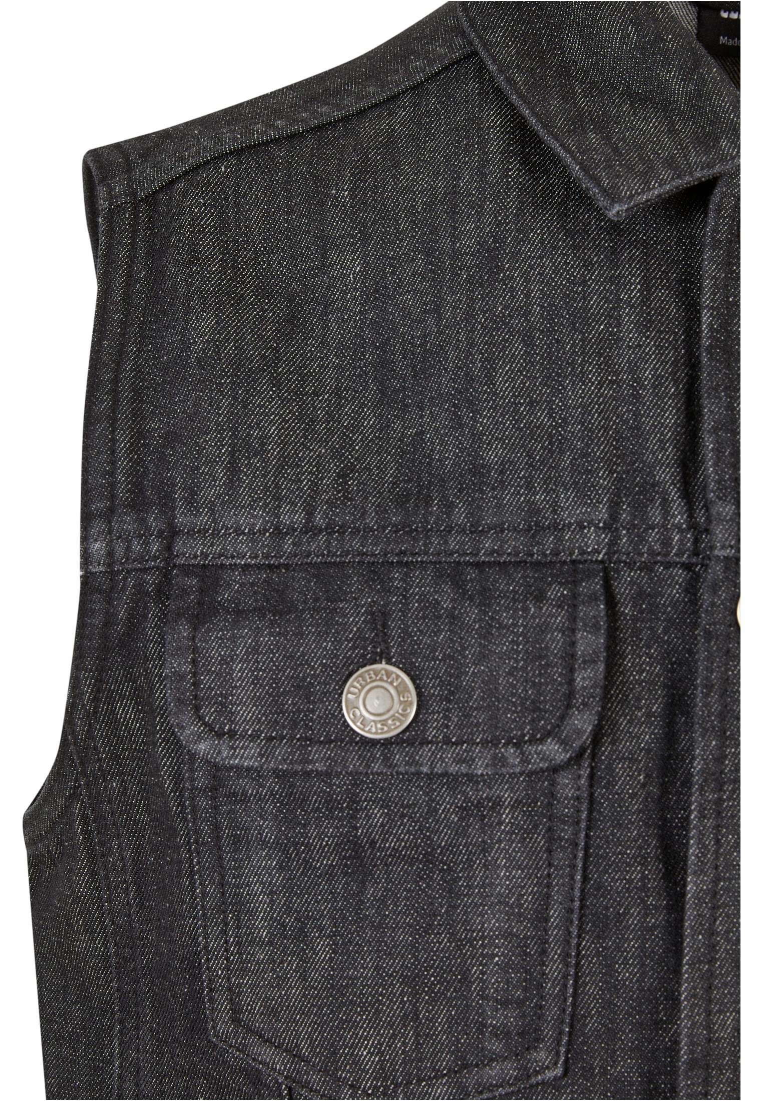 Denim Vest | black washed