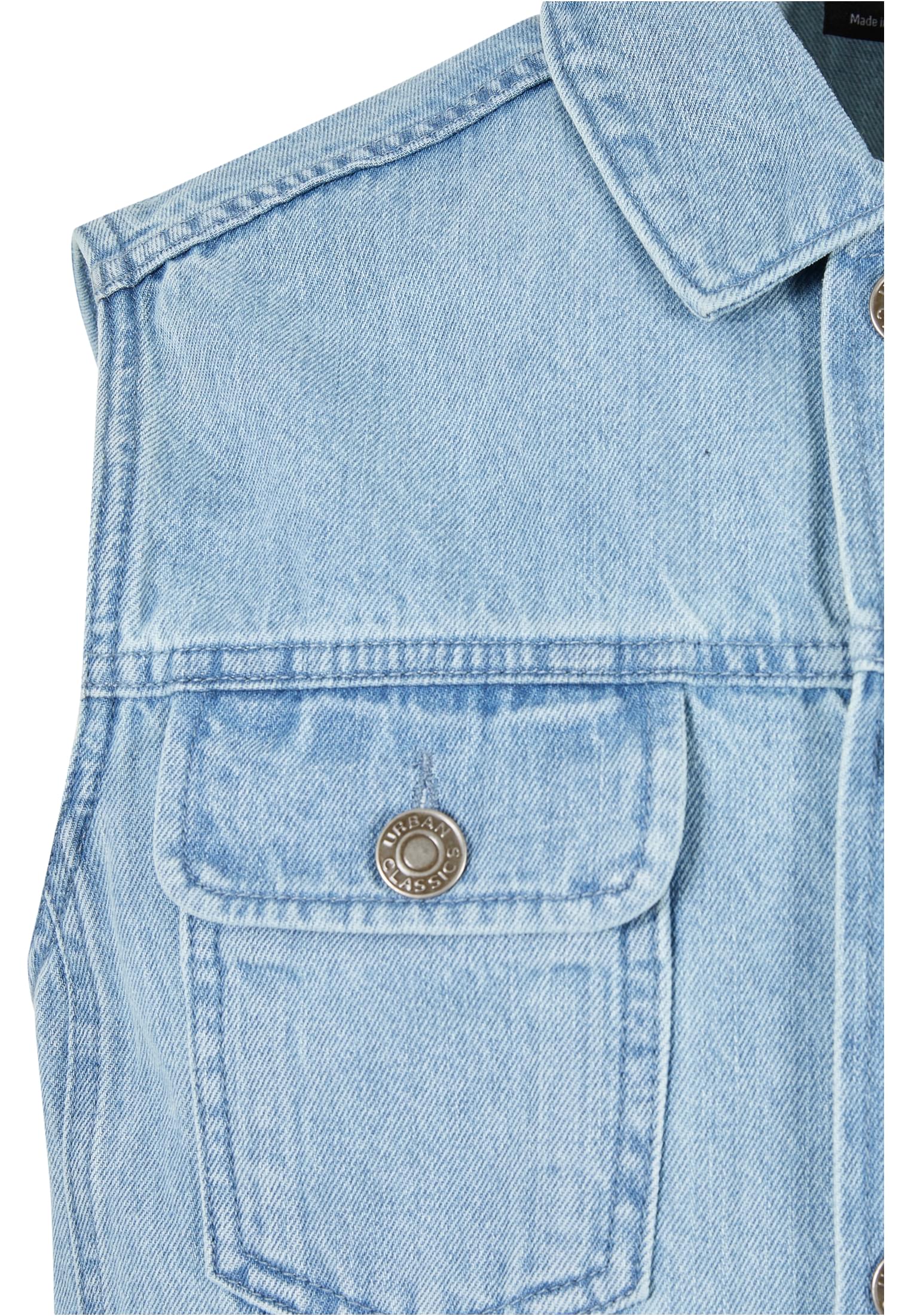 Denim Vest | lighter washed