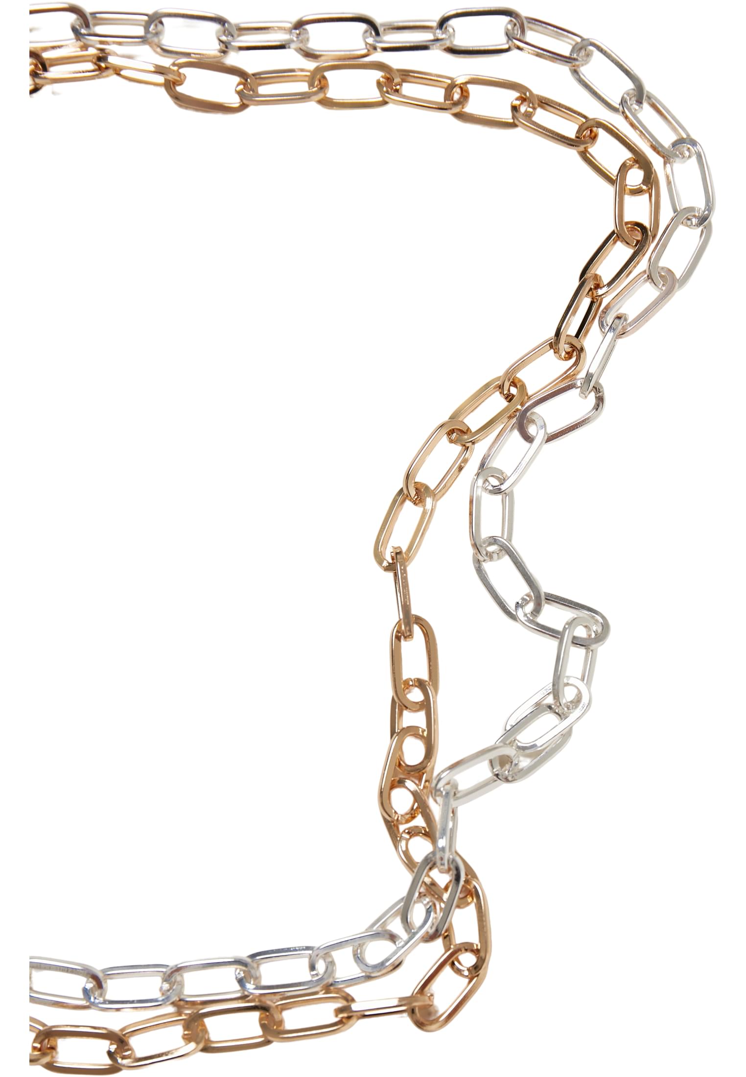 Bicolor Layering Necklace | gold/silver