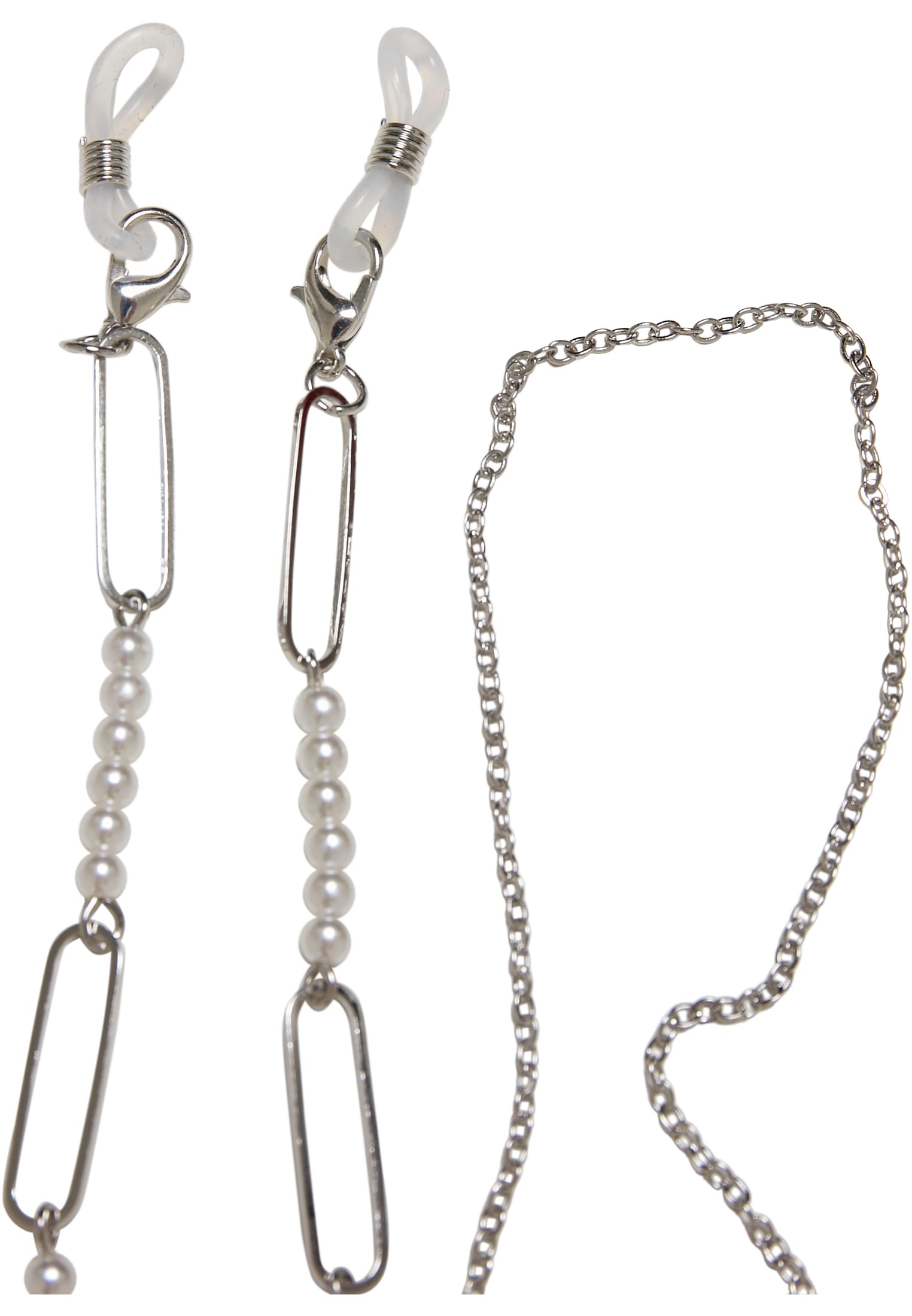 Multifunctional Chain With Pearls 2-Pack | silver