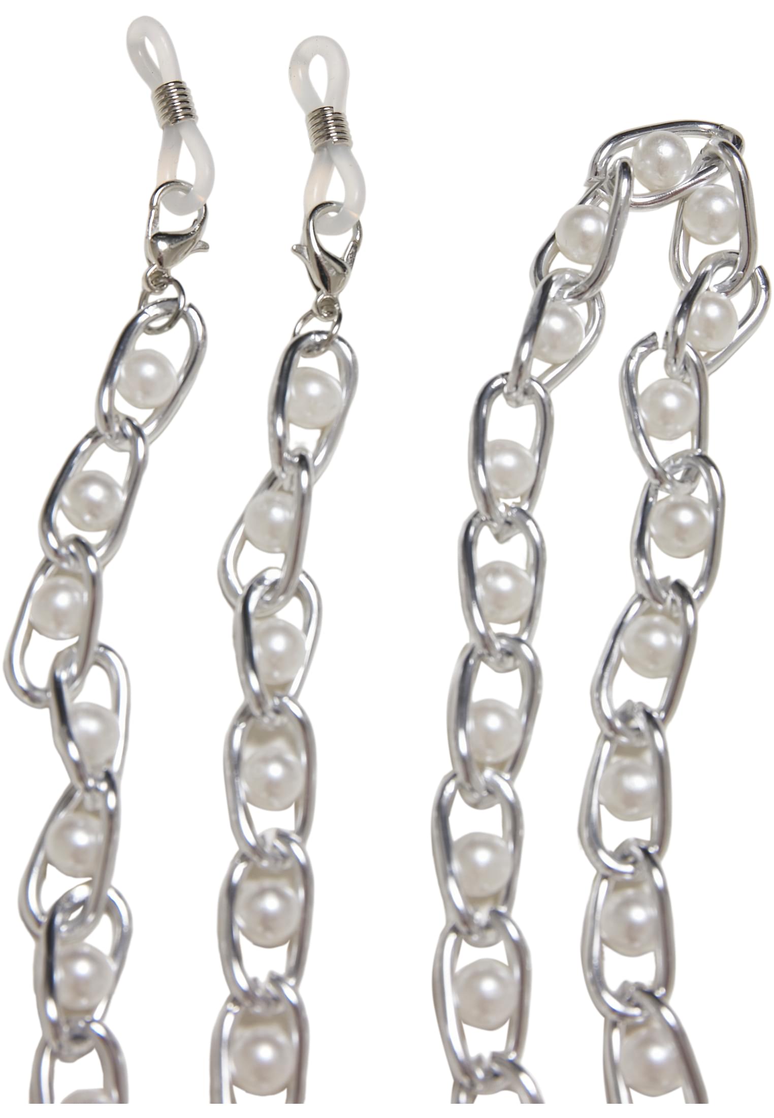 Multifunctional Chain With Pearls 2-Pack | silver