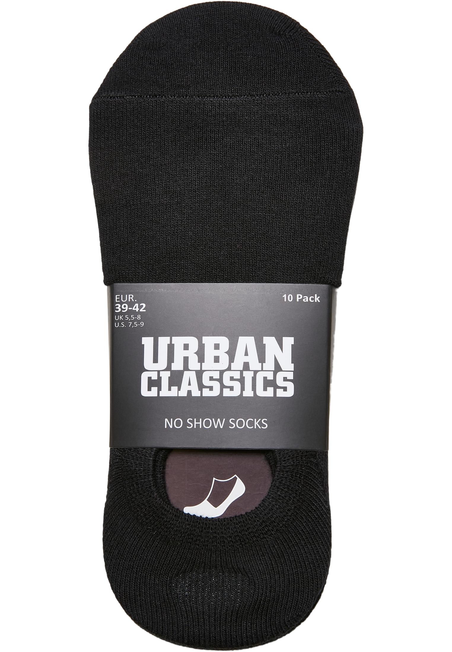 No Show Socks 10-Pack | black