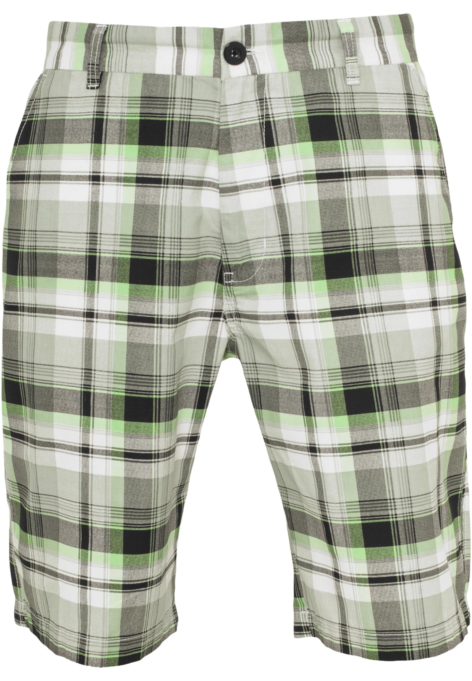 Big Checked Shorts | wht/blk/lg