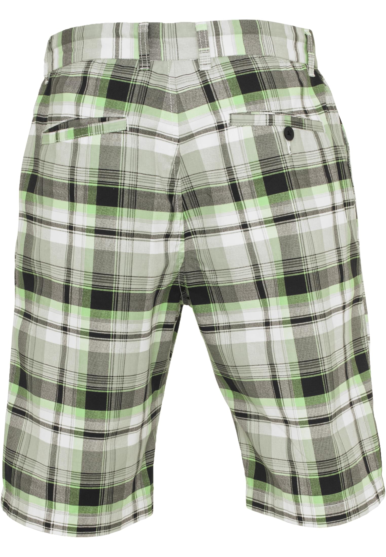 Big Checked Shorts | wht/blk/lg