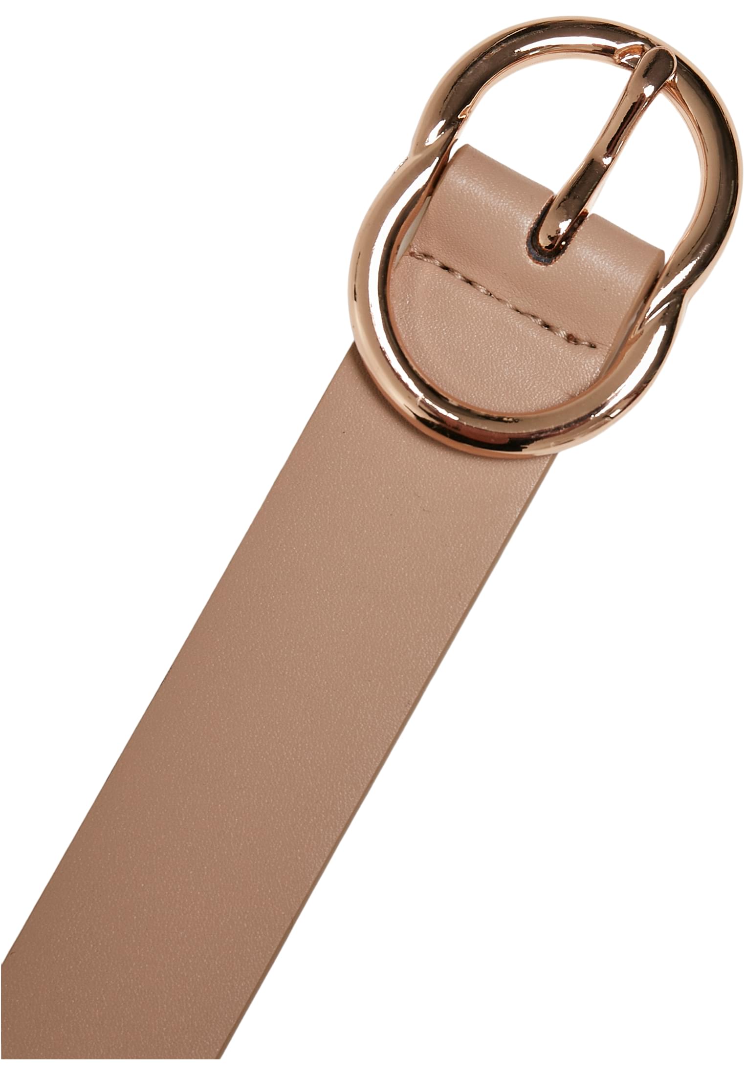 Small Ring Buckle Belt | beige/gold