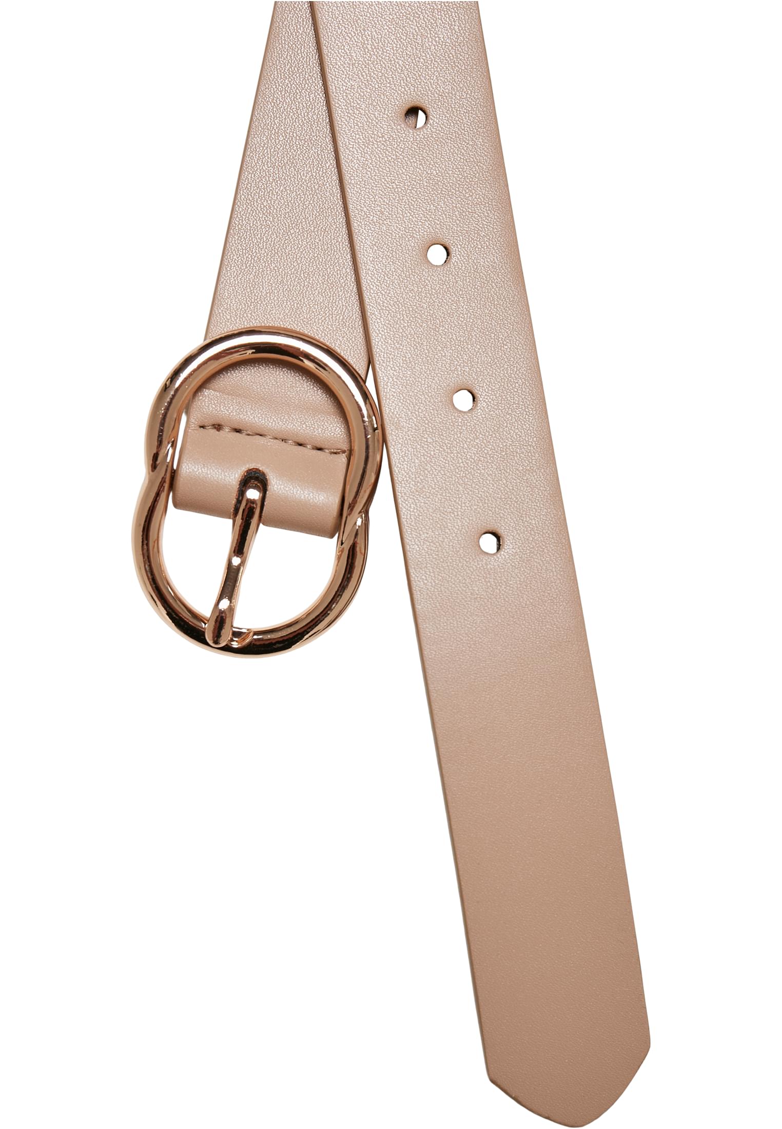 Small Ring Buckle Belt | beige/gold