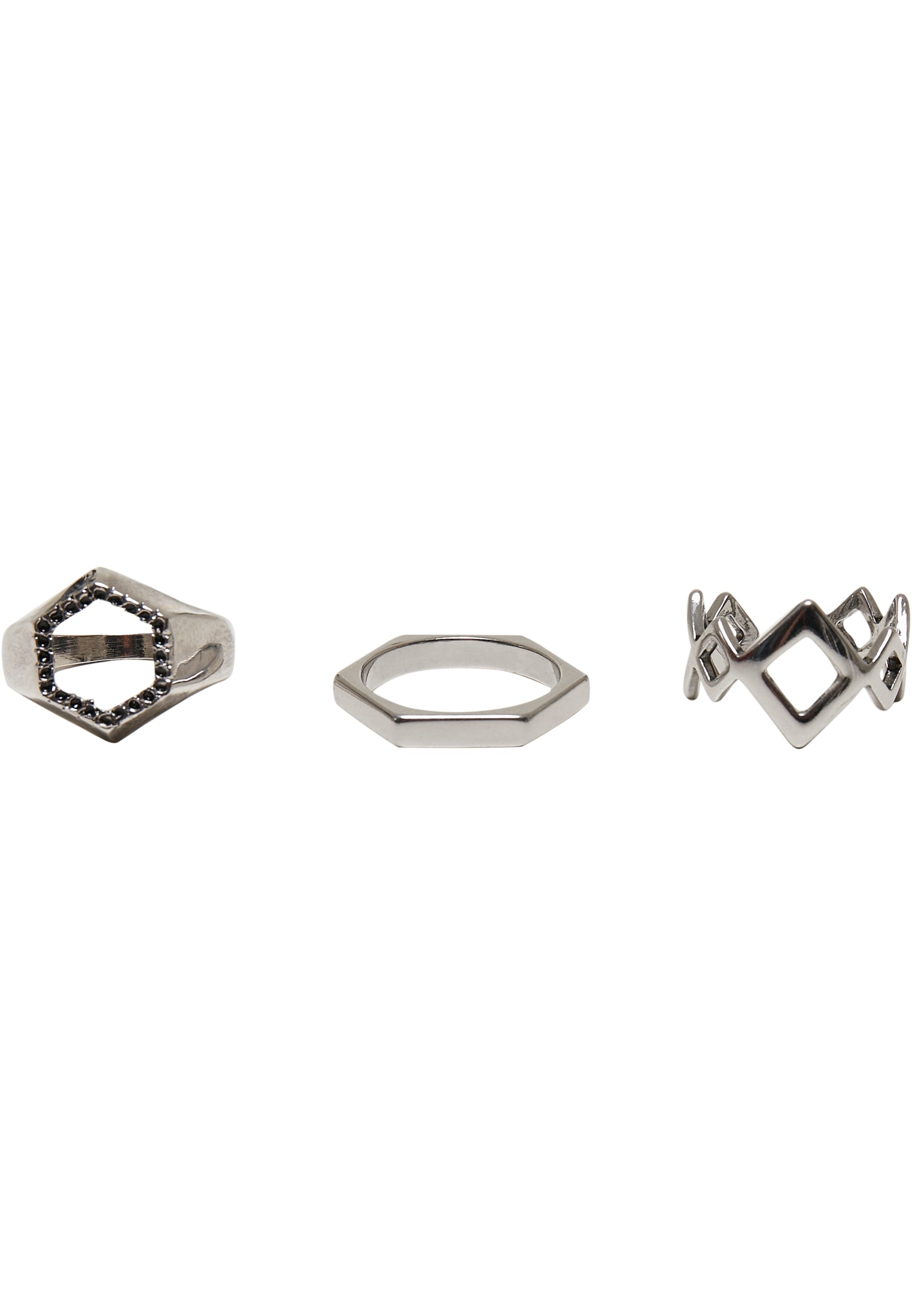 Graphic Ring 3-Pack | silver