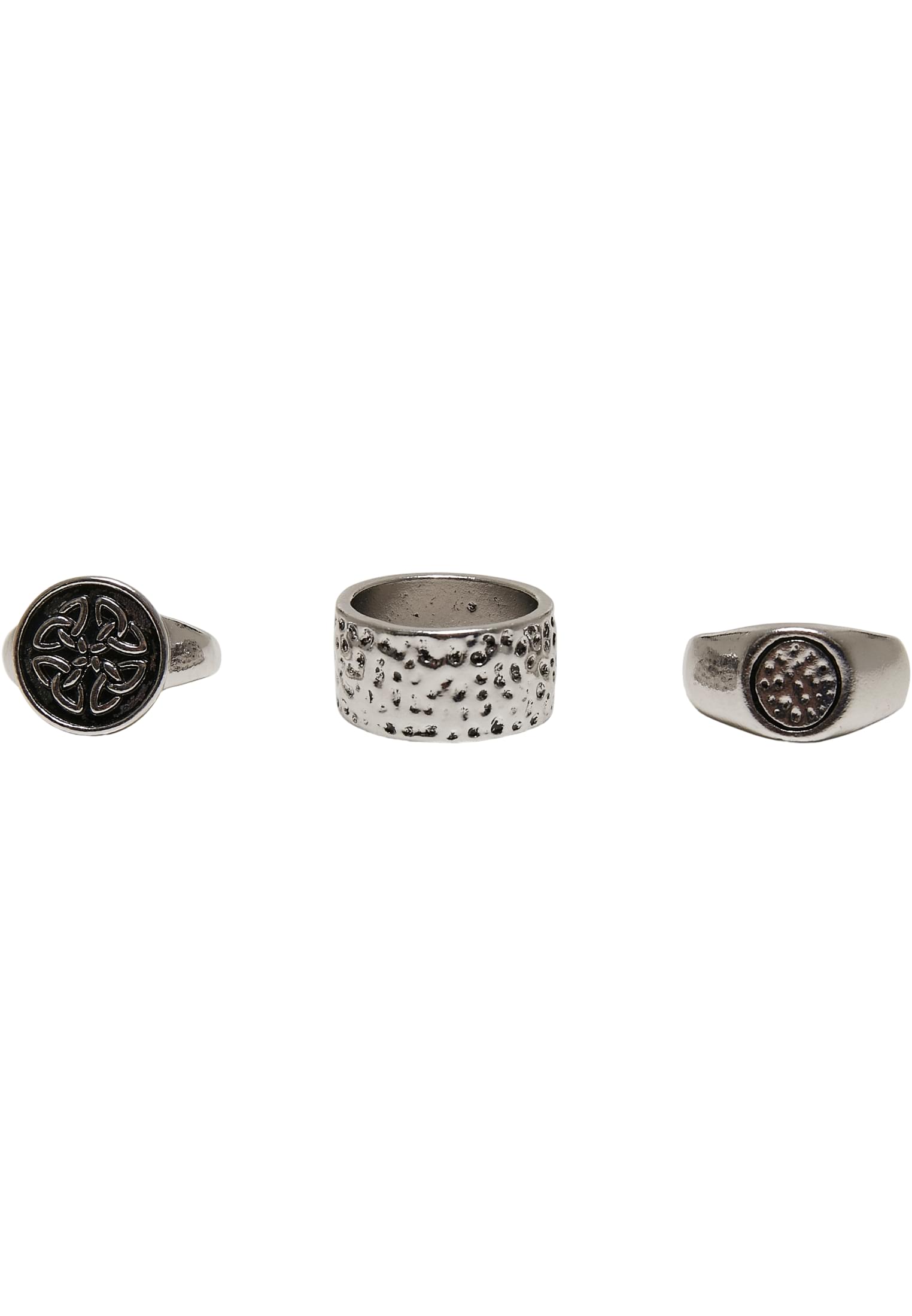 Skull Ring 3-Pack | silver