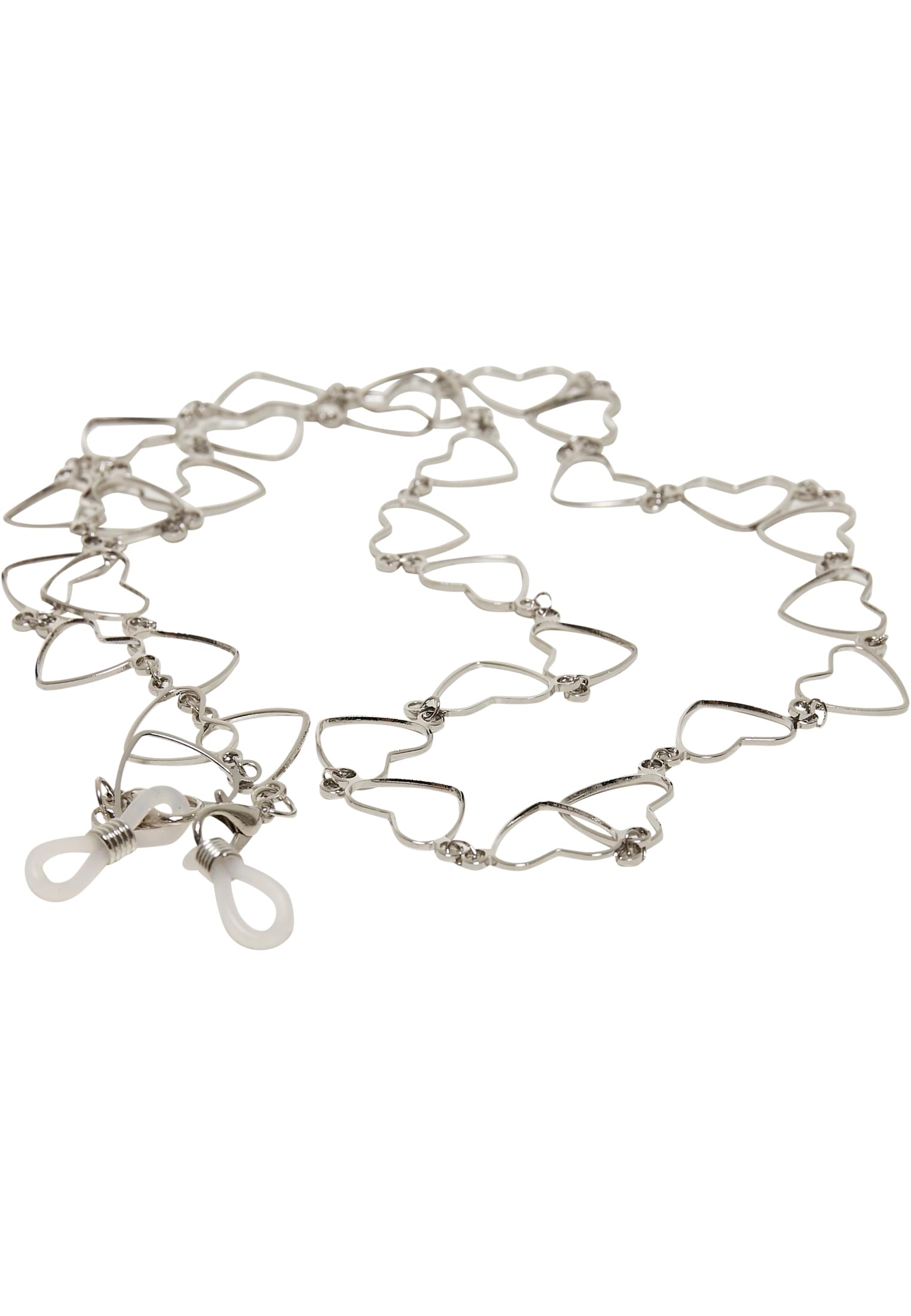 Sunglasses Heart With Chain | rose/silver