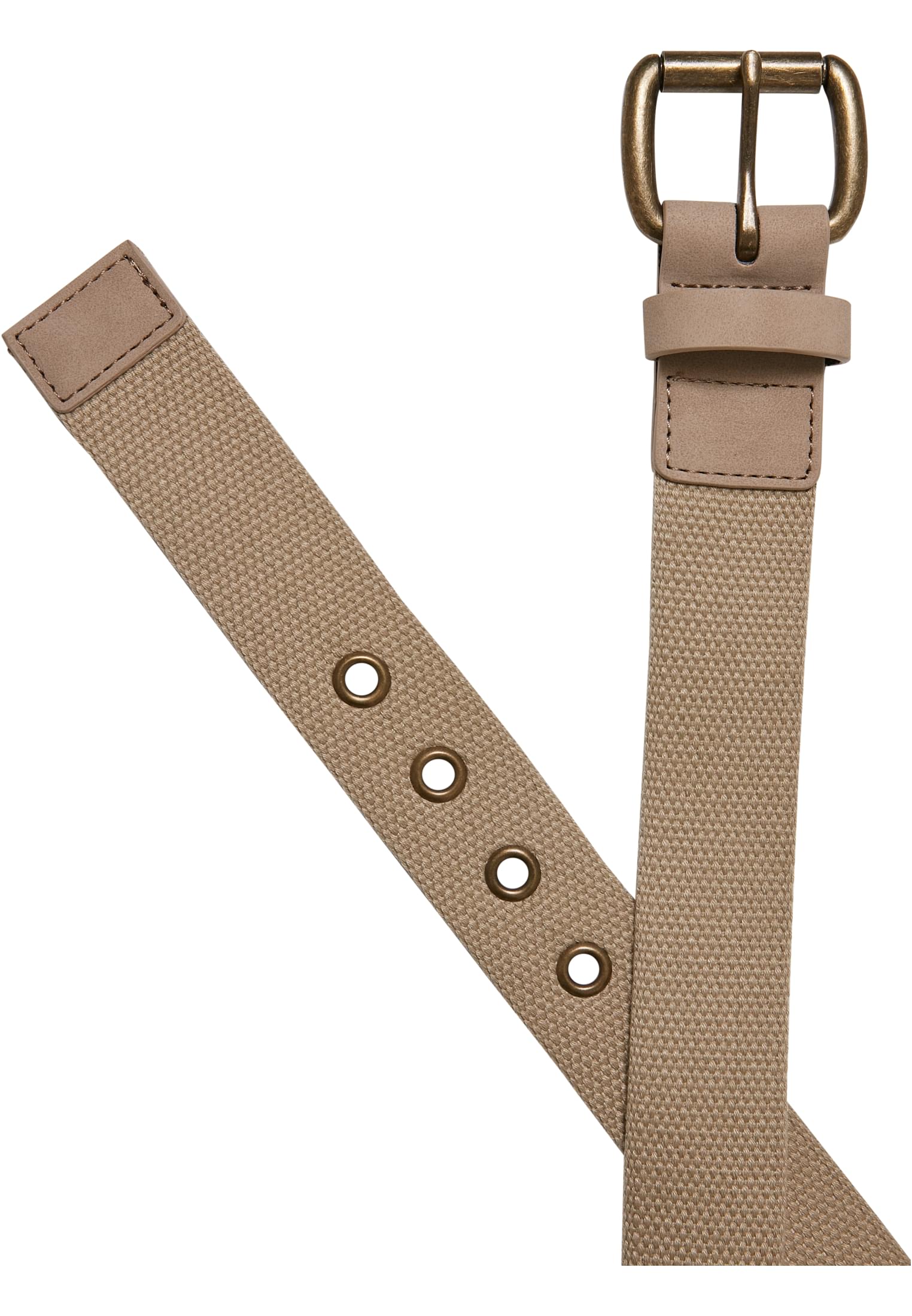 Eyelet Canvas Belt | beige