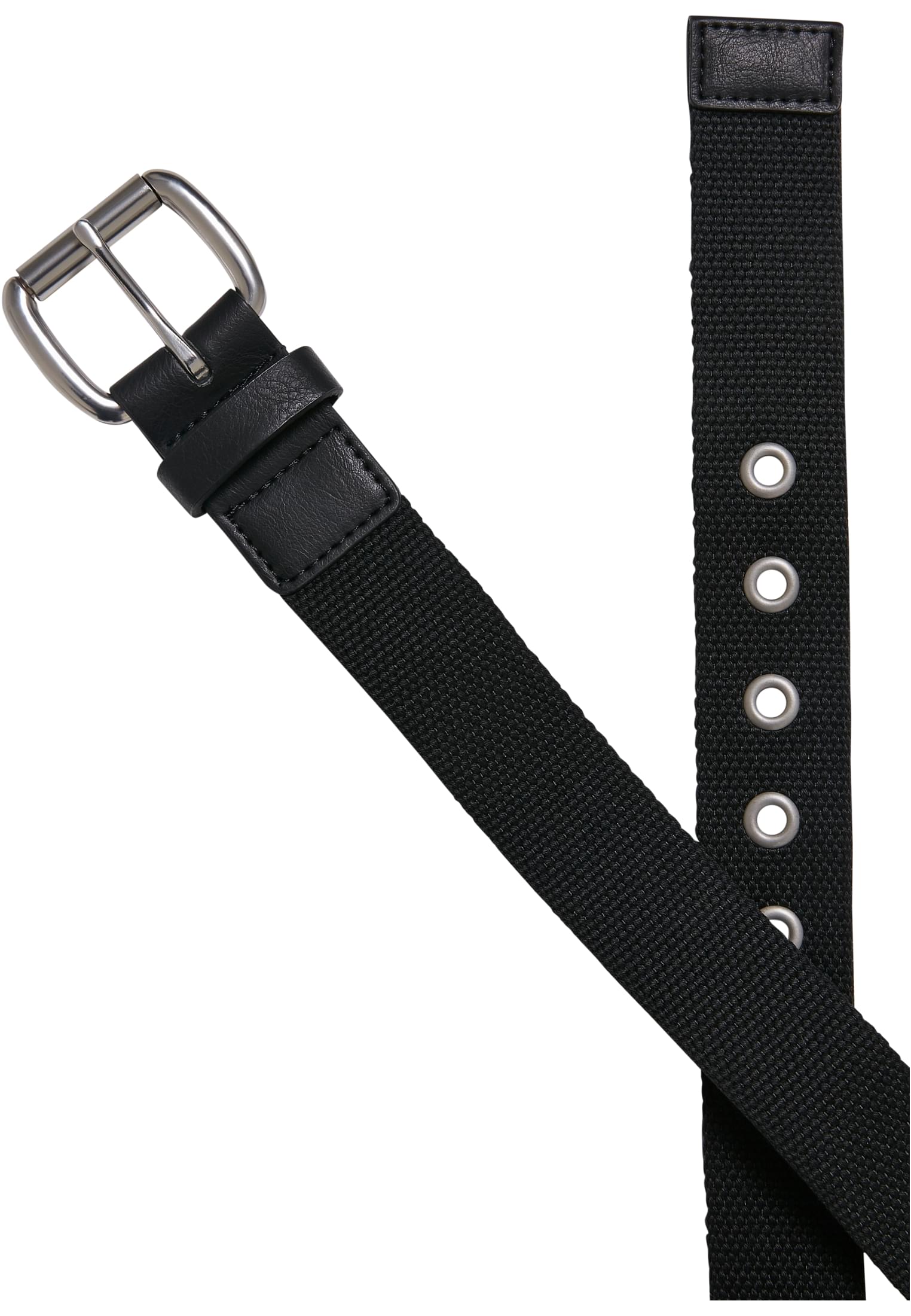 Eyelet Canvas Belt | black