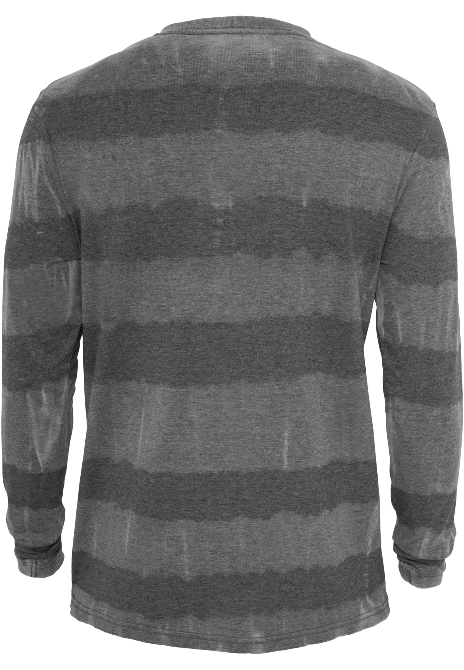 Fantasy Stripe Burnout L/S Henley | darkgrey