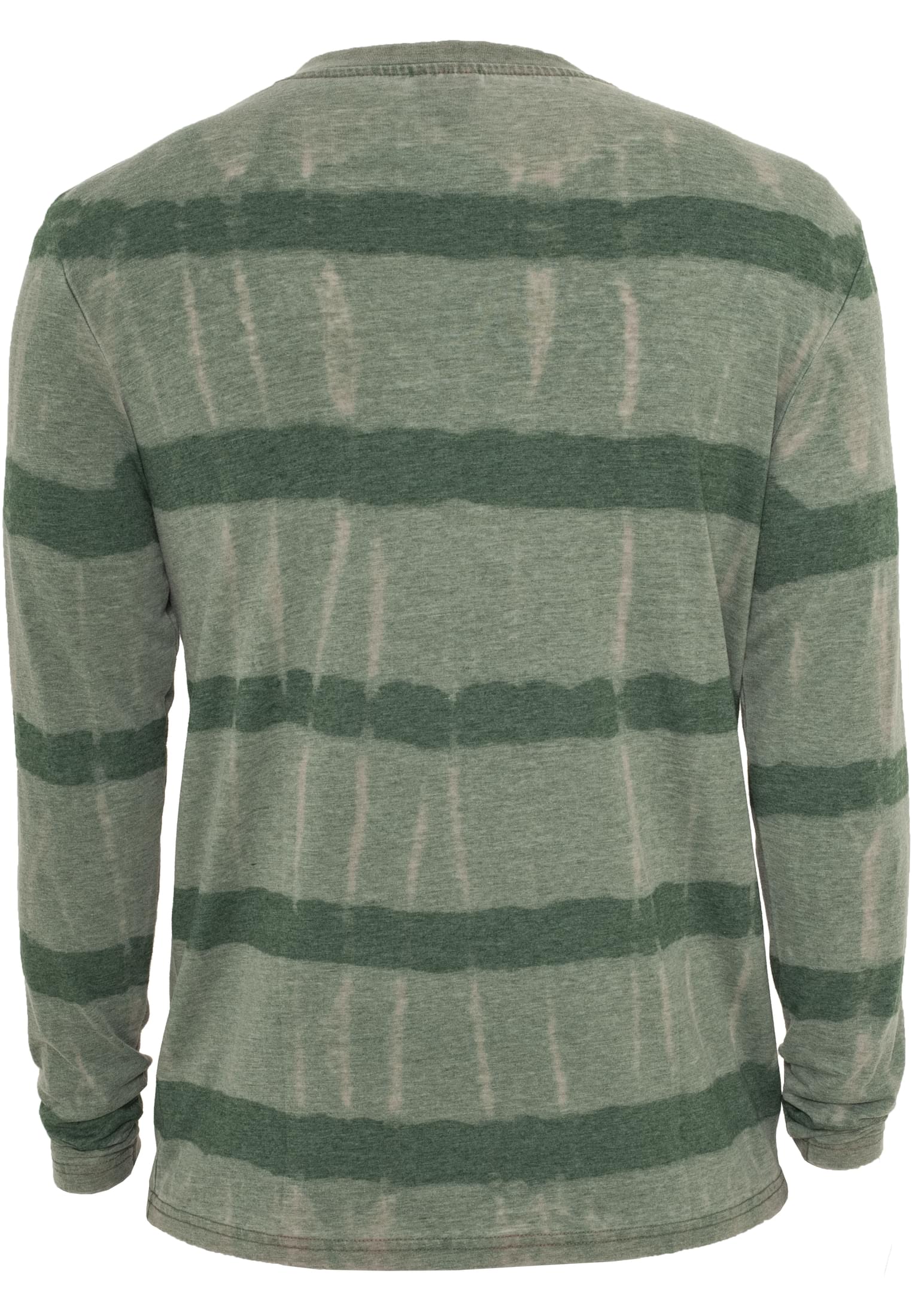 Fantasy Stripe Burnout L/S Henley | green