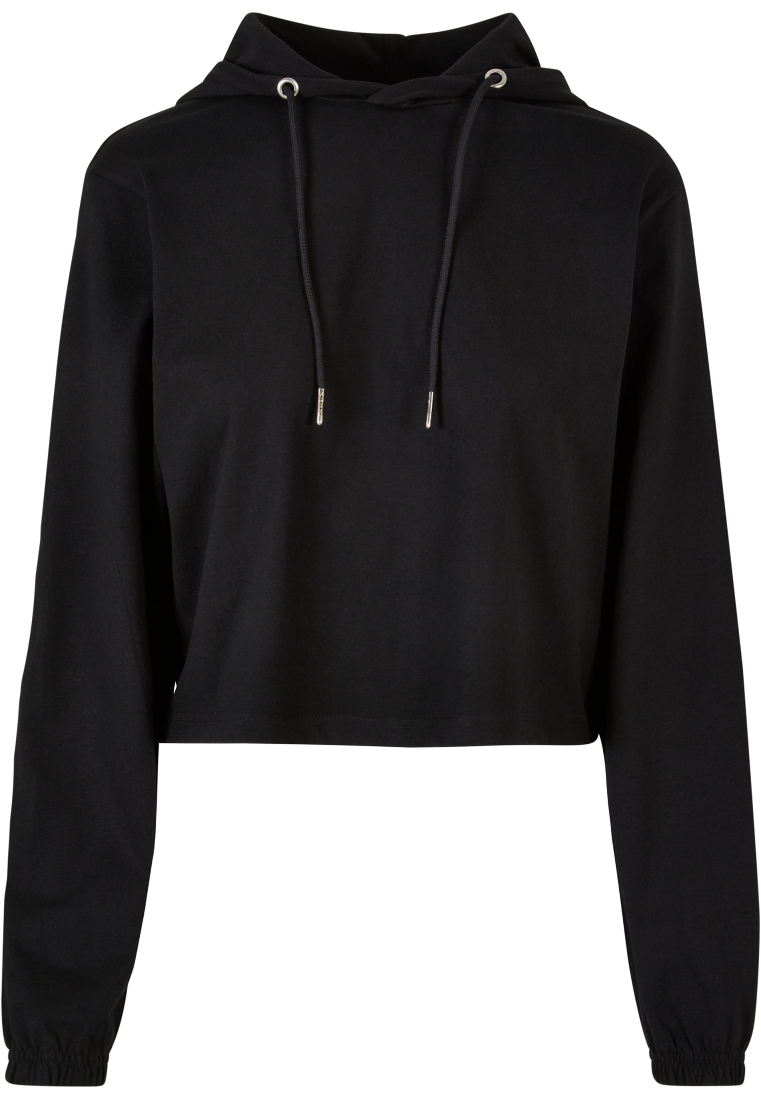 Ladies Heavy Short Hoody | black