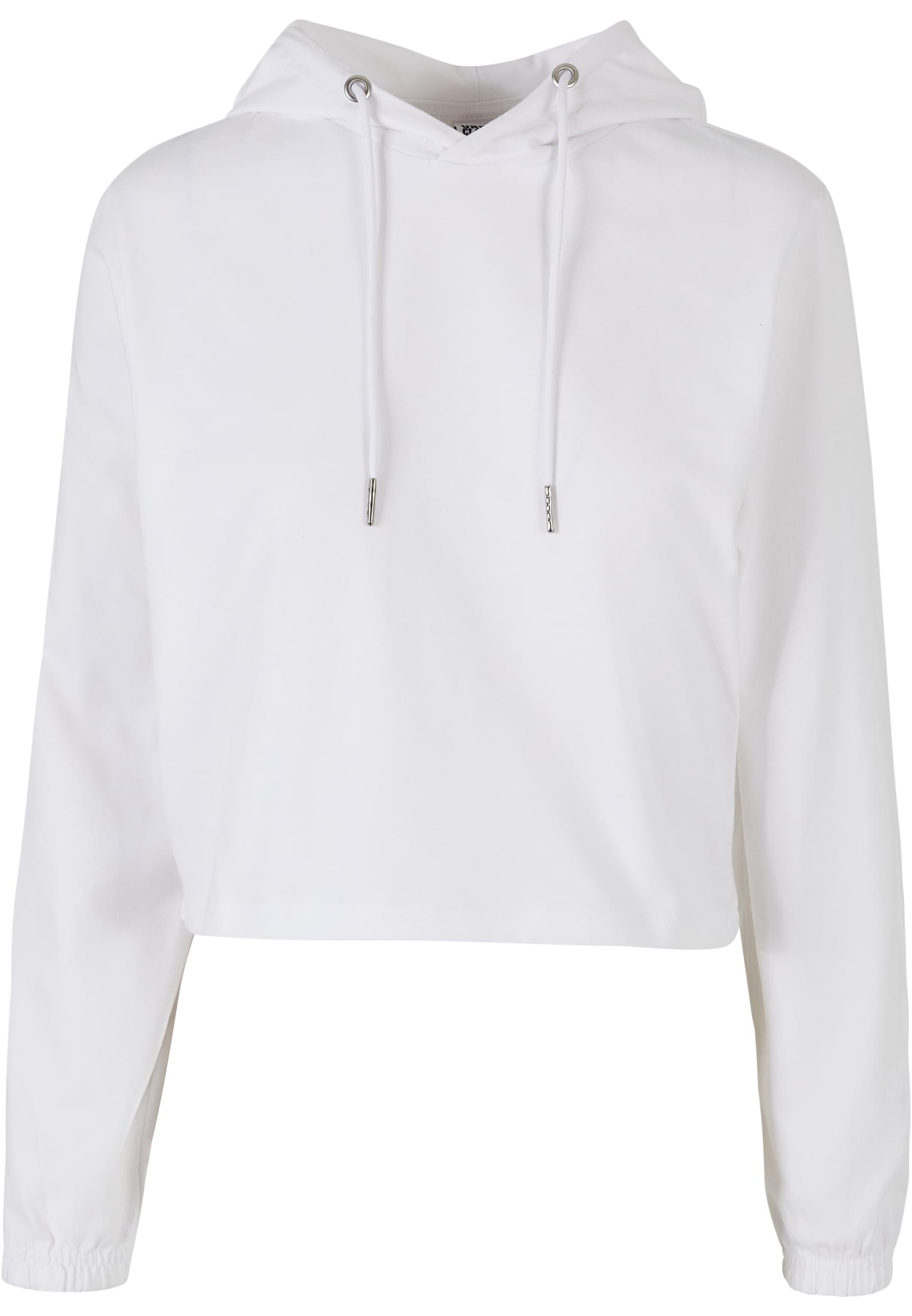 Ladies Heavy Short Hoody | white