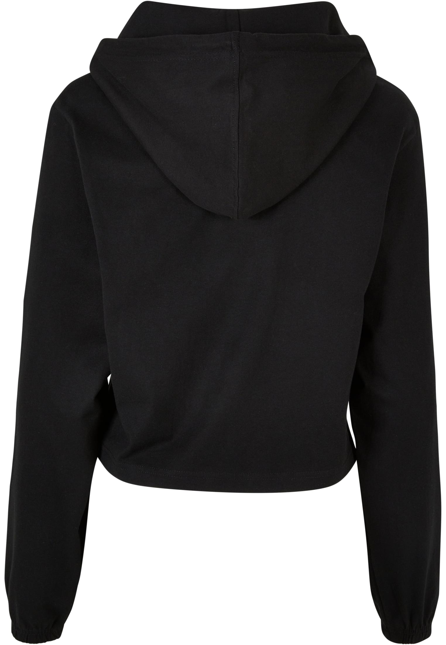 Ladies Heavy Short Hoody | black