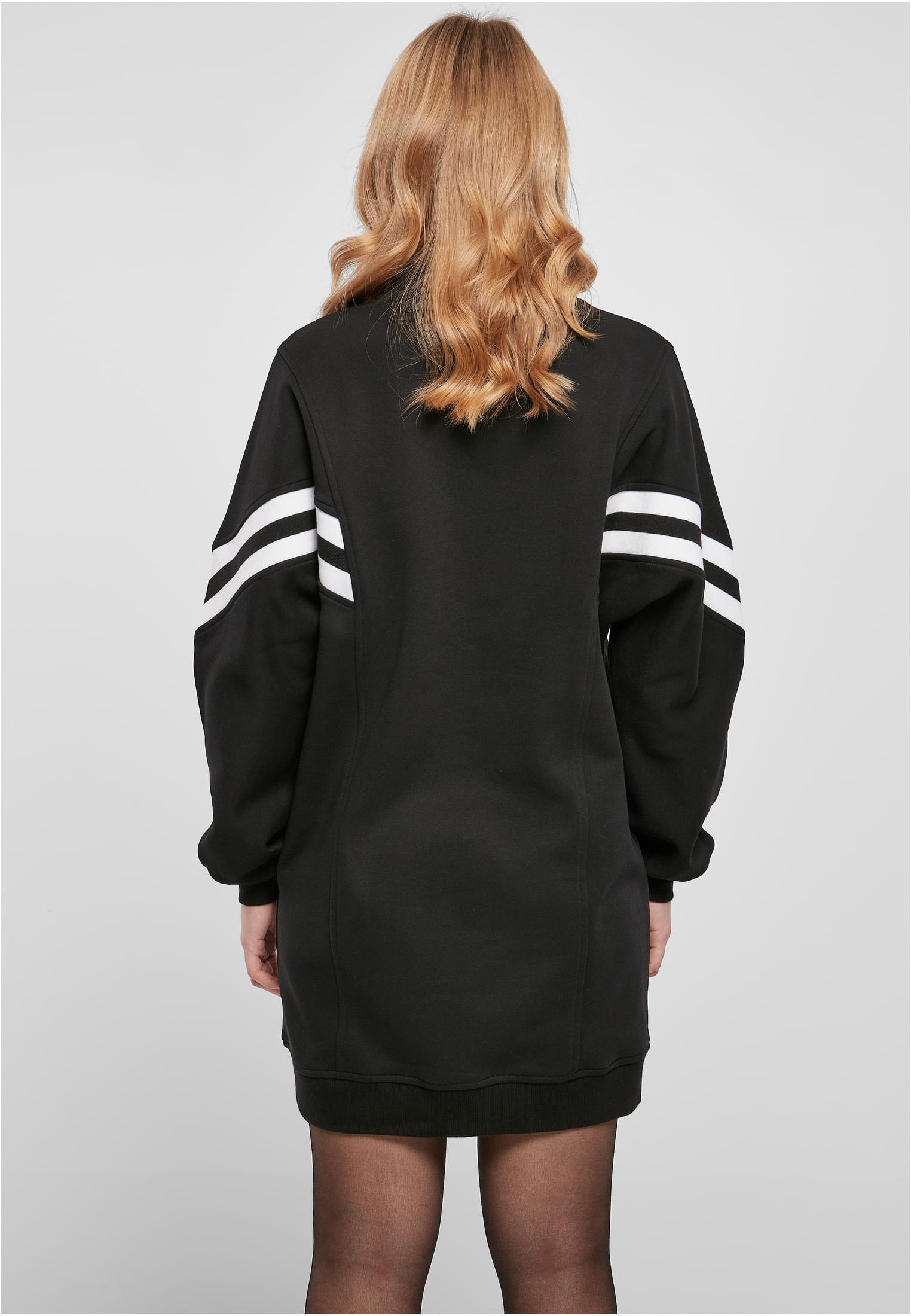 Ladies Oversized College Sweat Dress | black