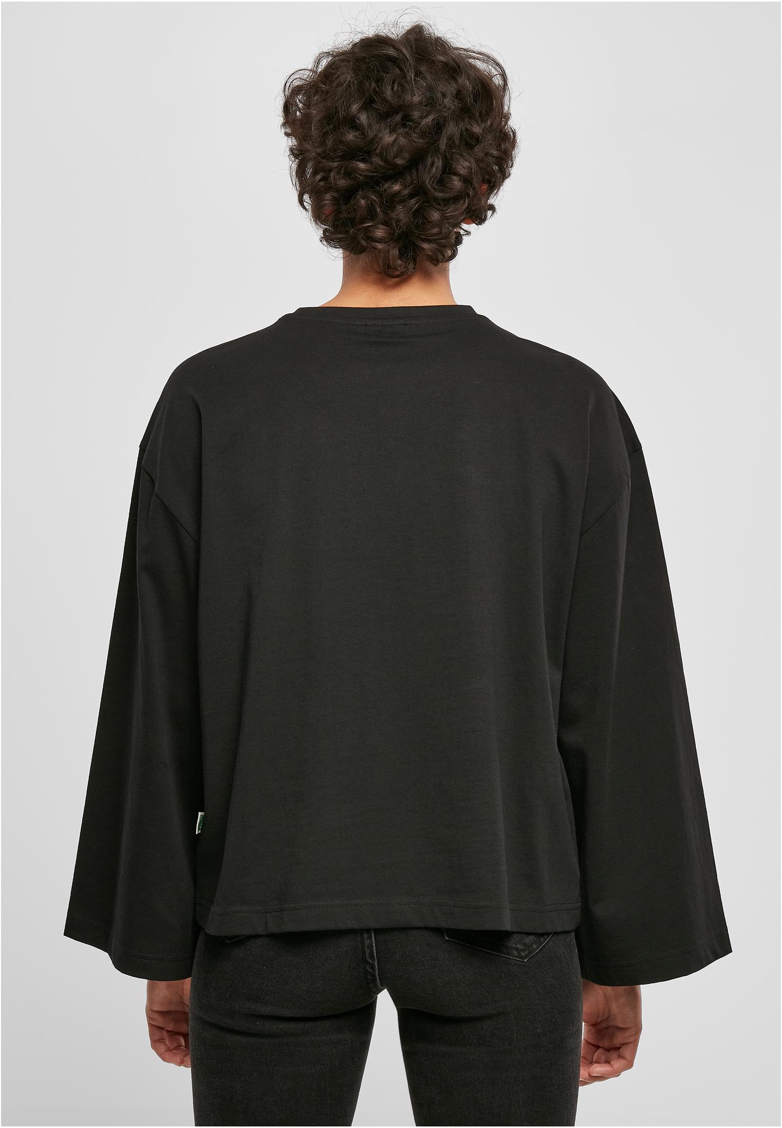 Ladies Organic Oversized Wide Longsleeve | black