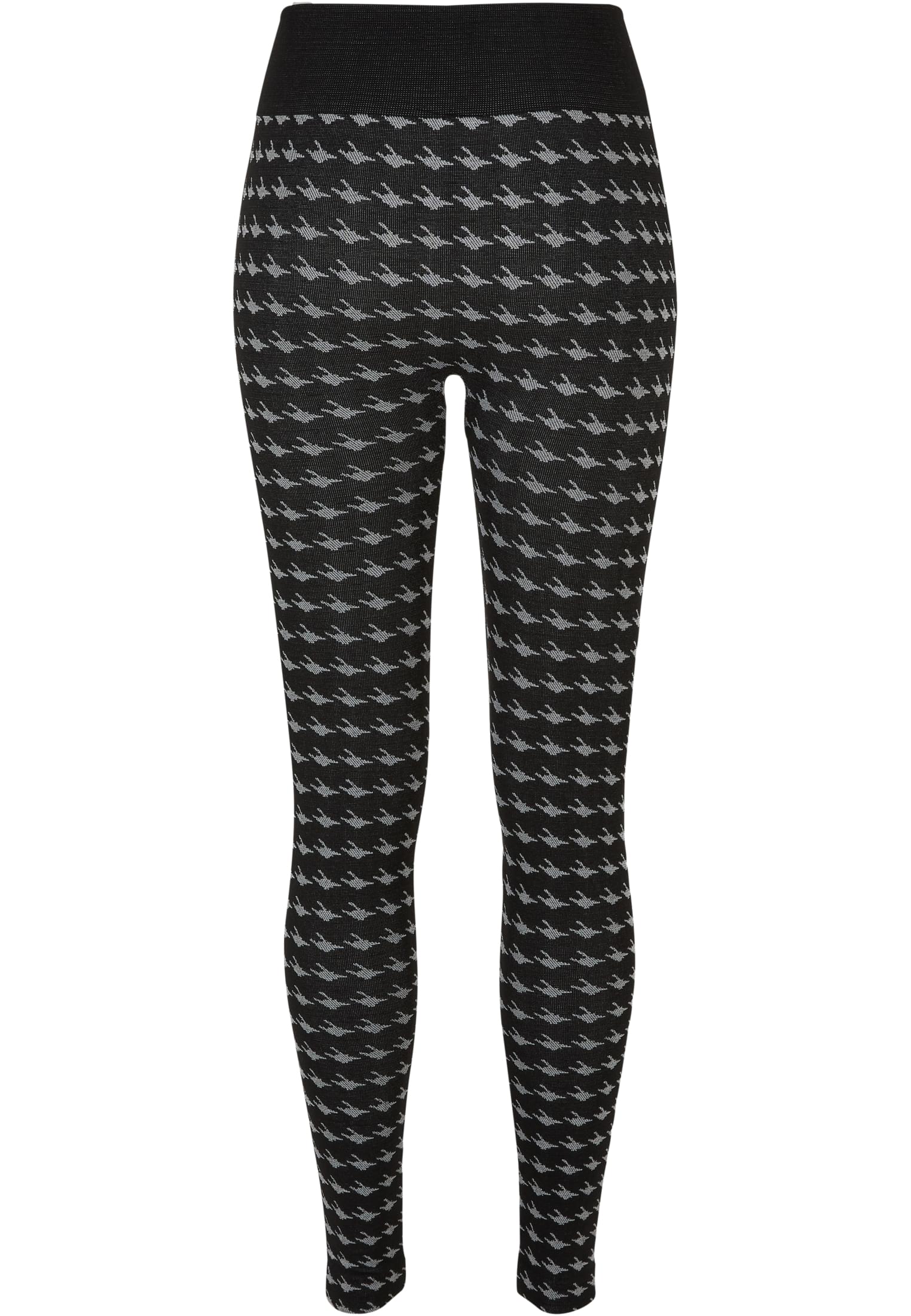 Ladies Seamless Heritage Leggings | blackhoundstooth