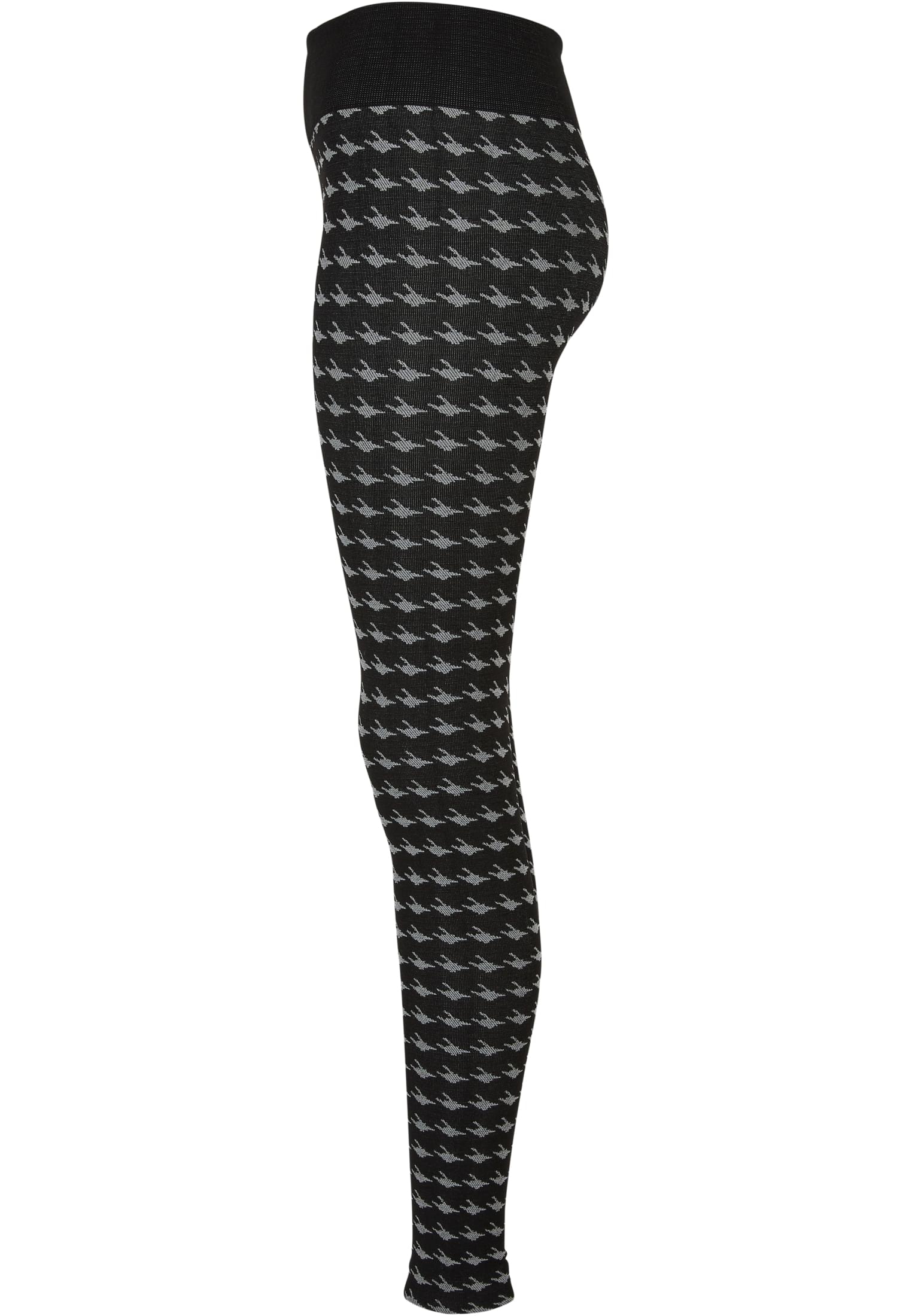 Ladies Seamless Heritage Leggings | blackhoundstooth