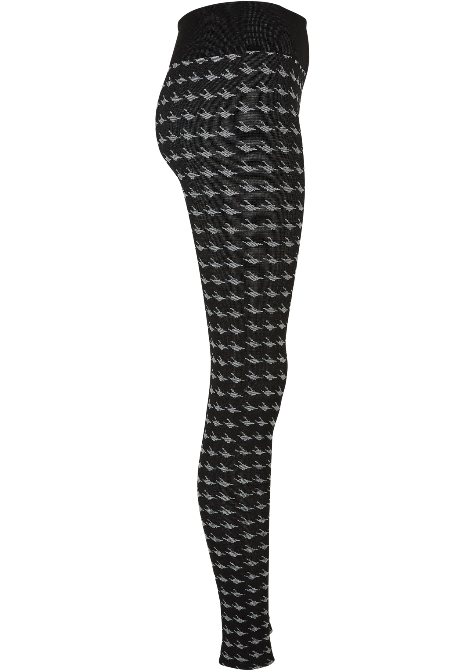 Ladies Seamless Heritage Leggings | blackhoundstooth