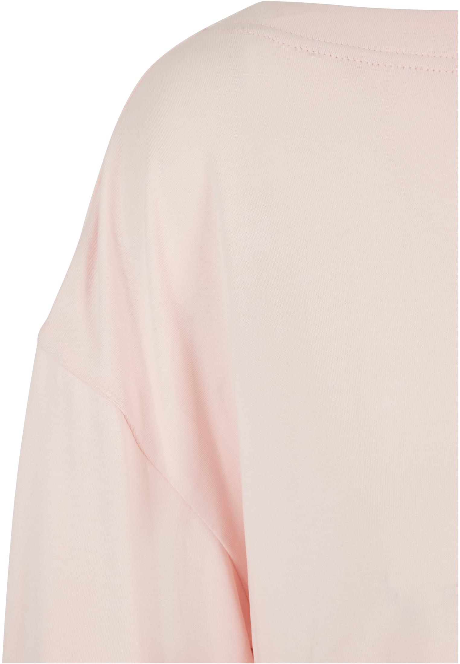 Ladies Short Modal Bateau Necklinie Longsleeve | pink