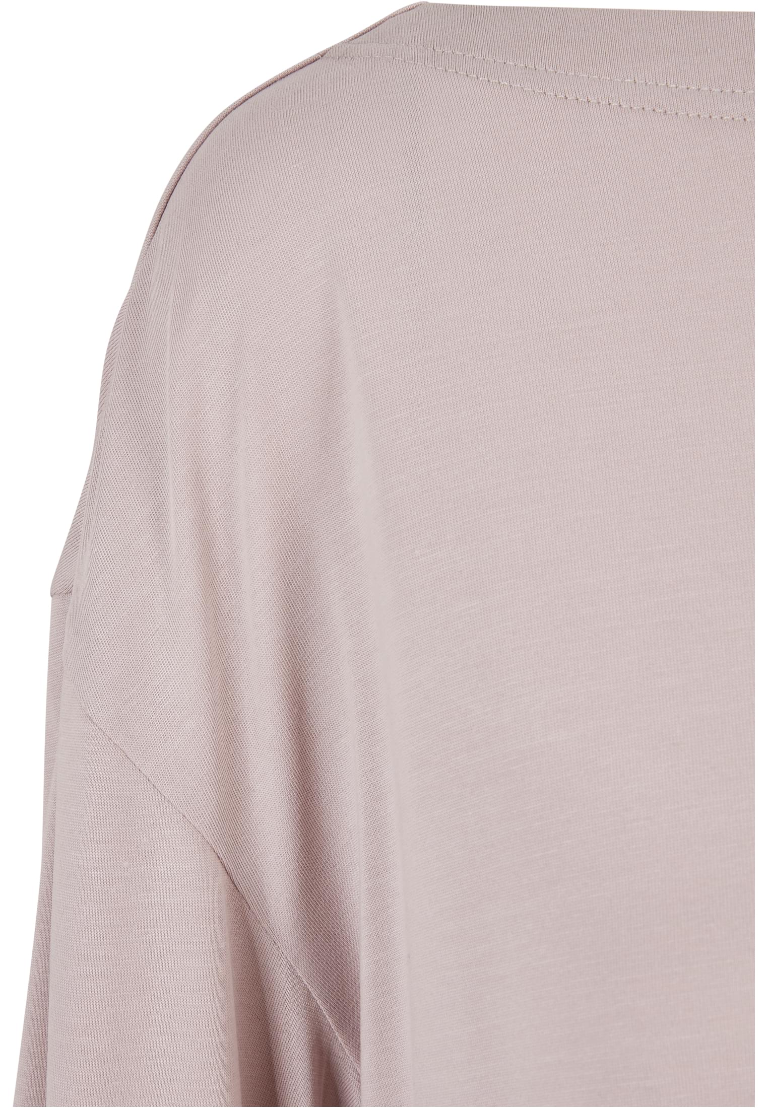 Ladies Short Modal Bateau Necklinie Longsleeve | warmgrey