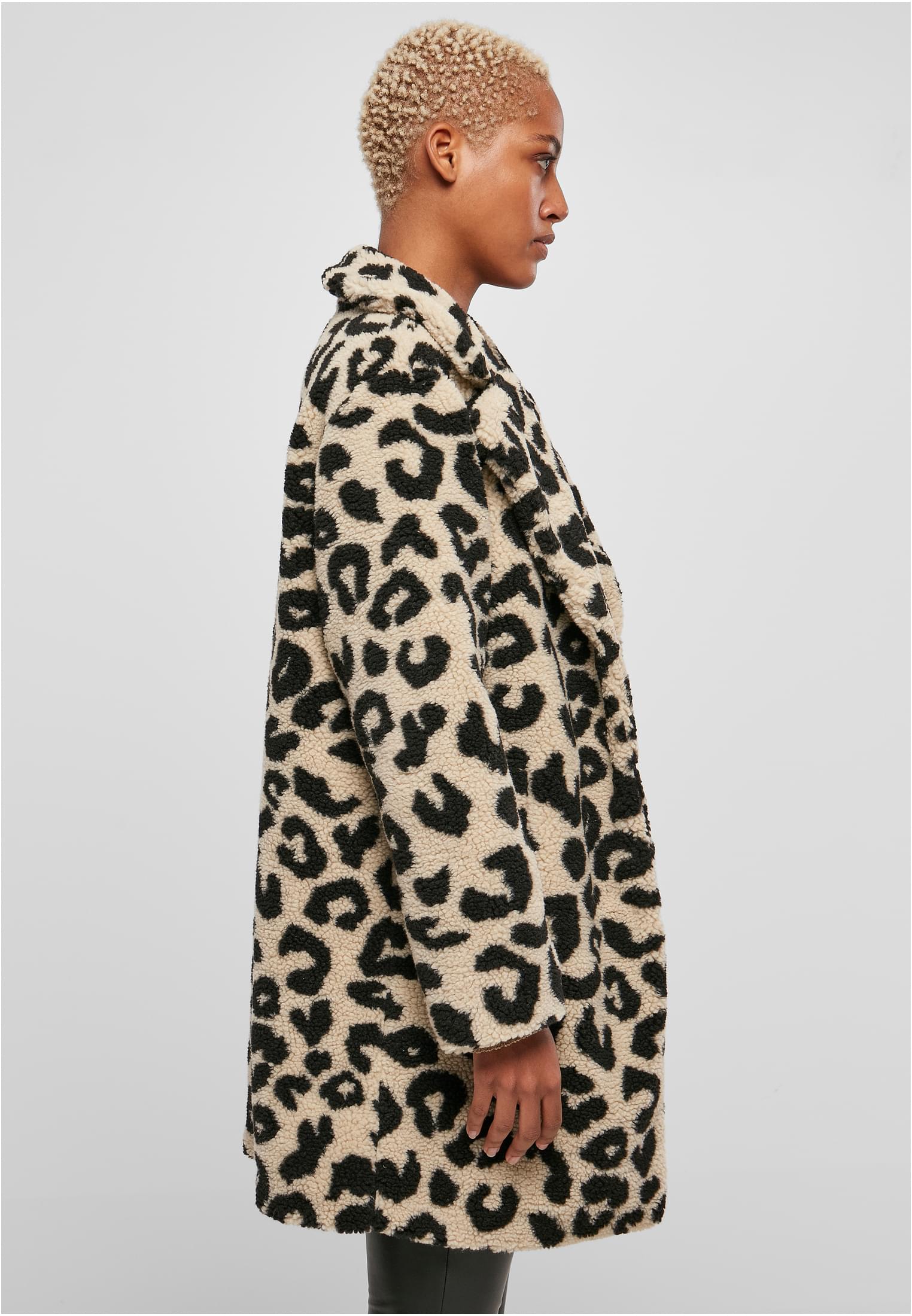 Ladies Oversized AOP Sherpa Coat | sandleo