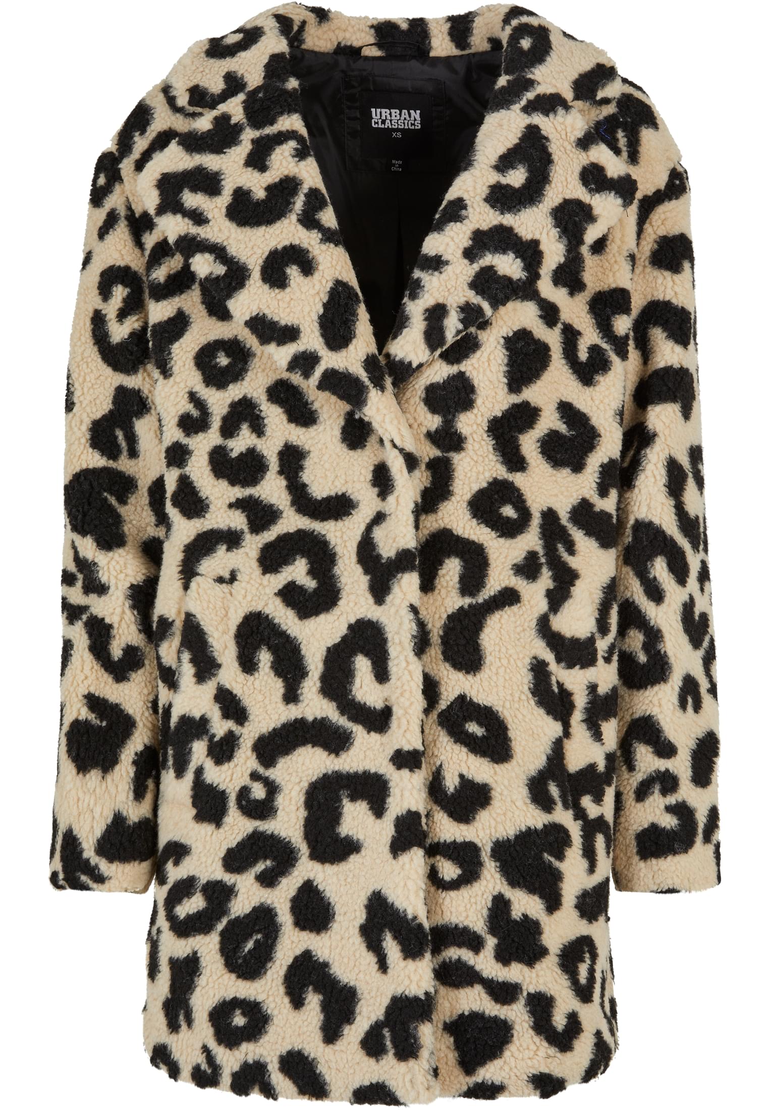 Ladies Oversized AOP Sherpa Coat | sandleo