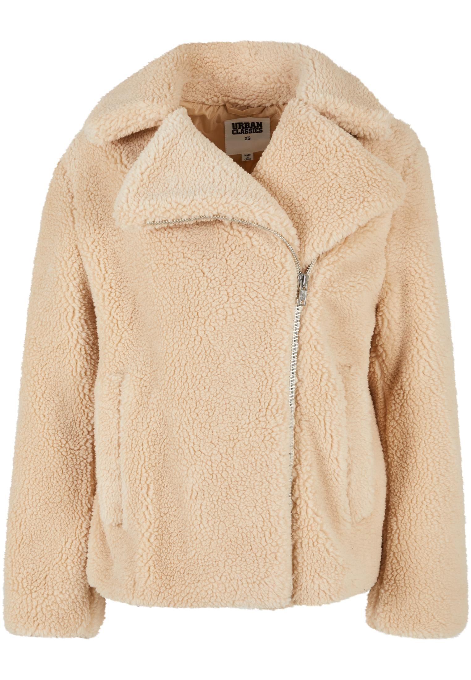 Ladies Sherpa Biker Jacket | unionbeige