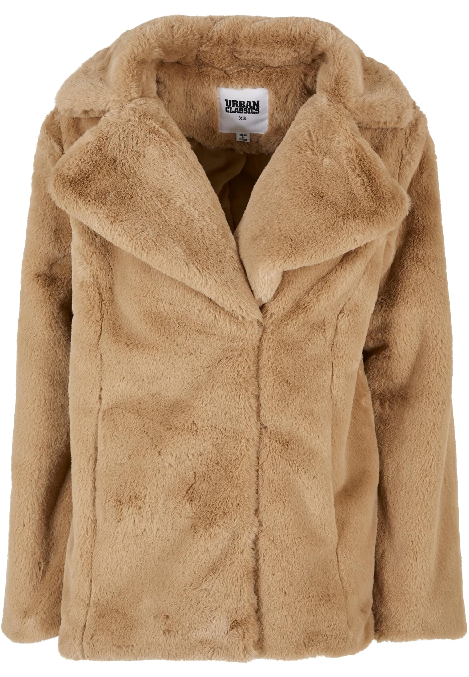 Ladies Lapel Teddy Jacket | unionbeige