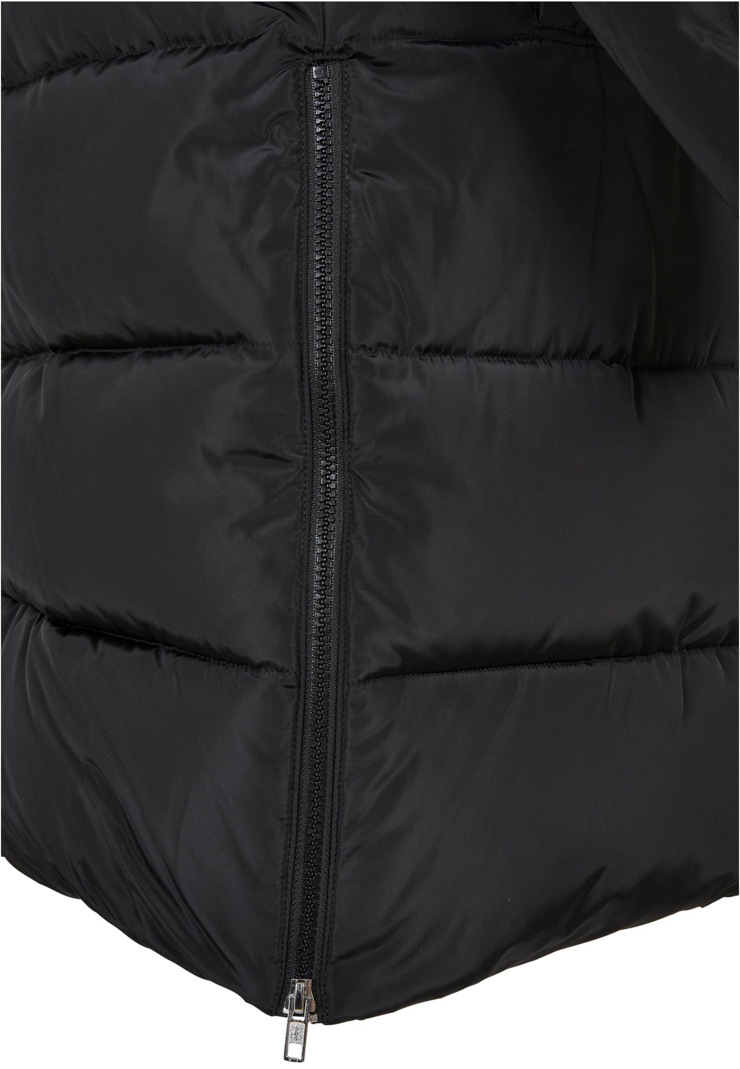 Ladies High Neck Puffer Coat | black