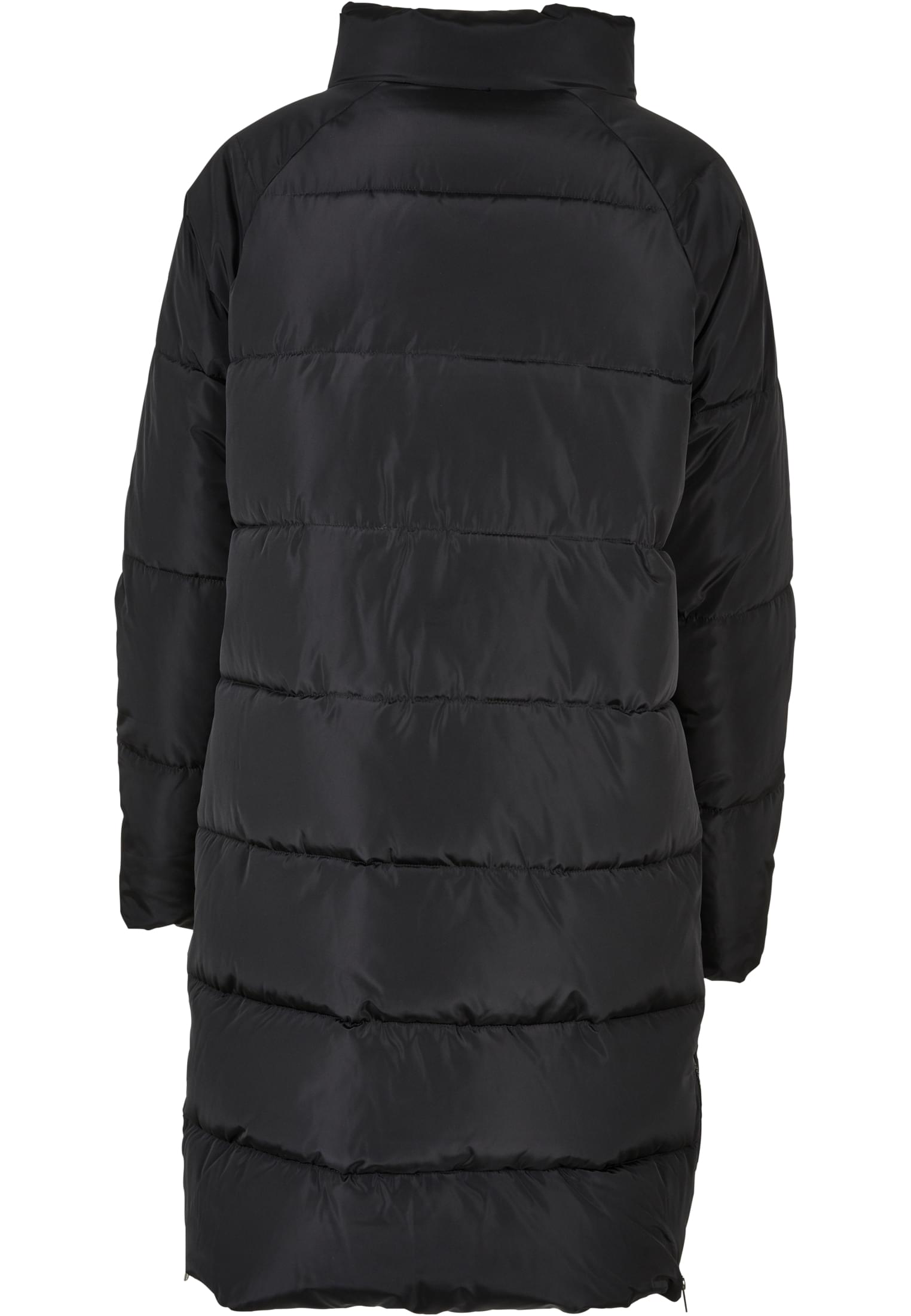 Ladies High Neck Puffer Coat | black