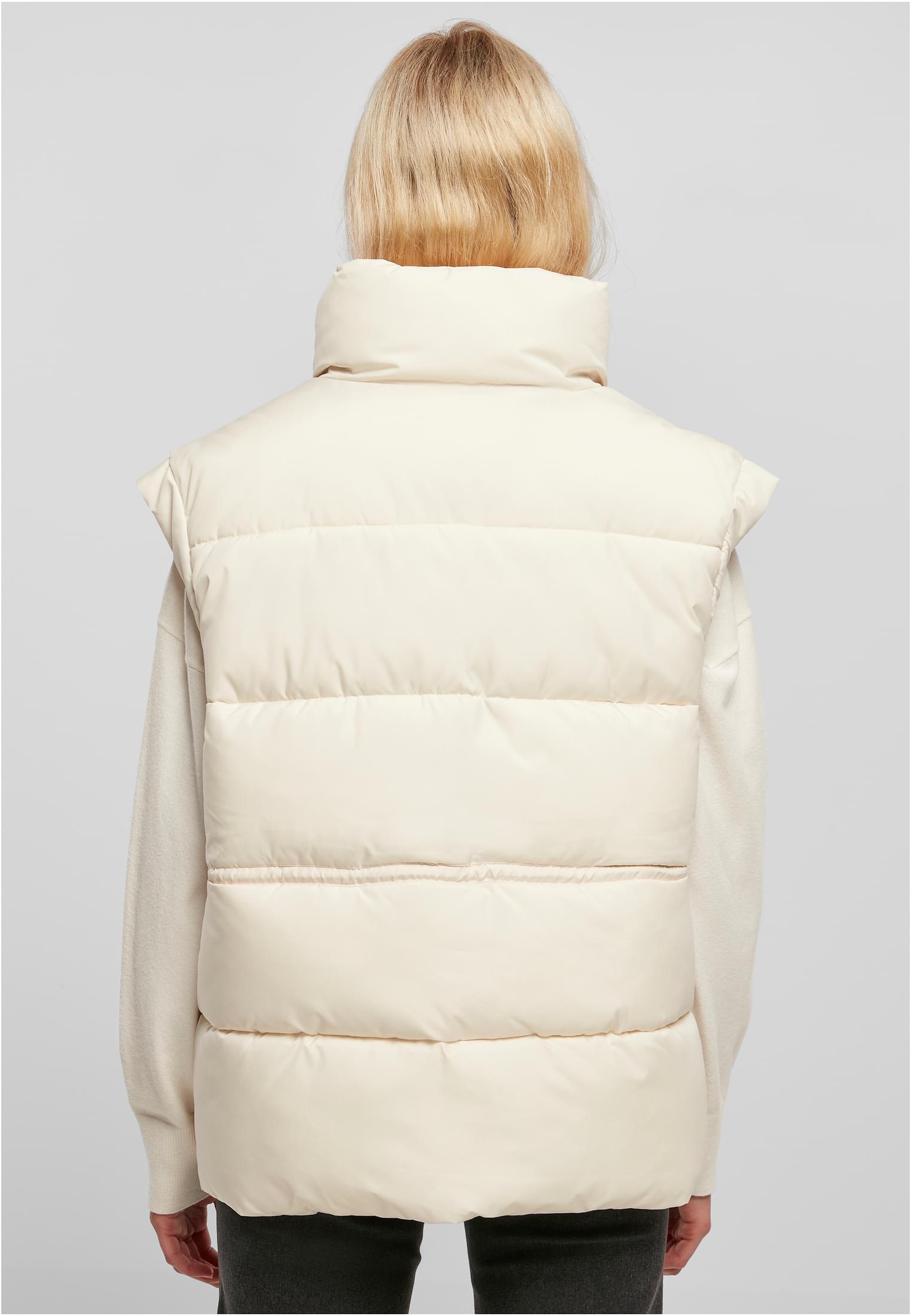 Ladies Waisted Puffer Vest | whitesand