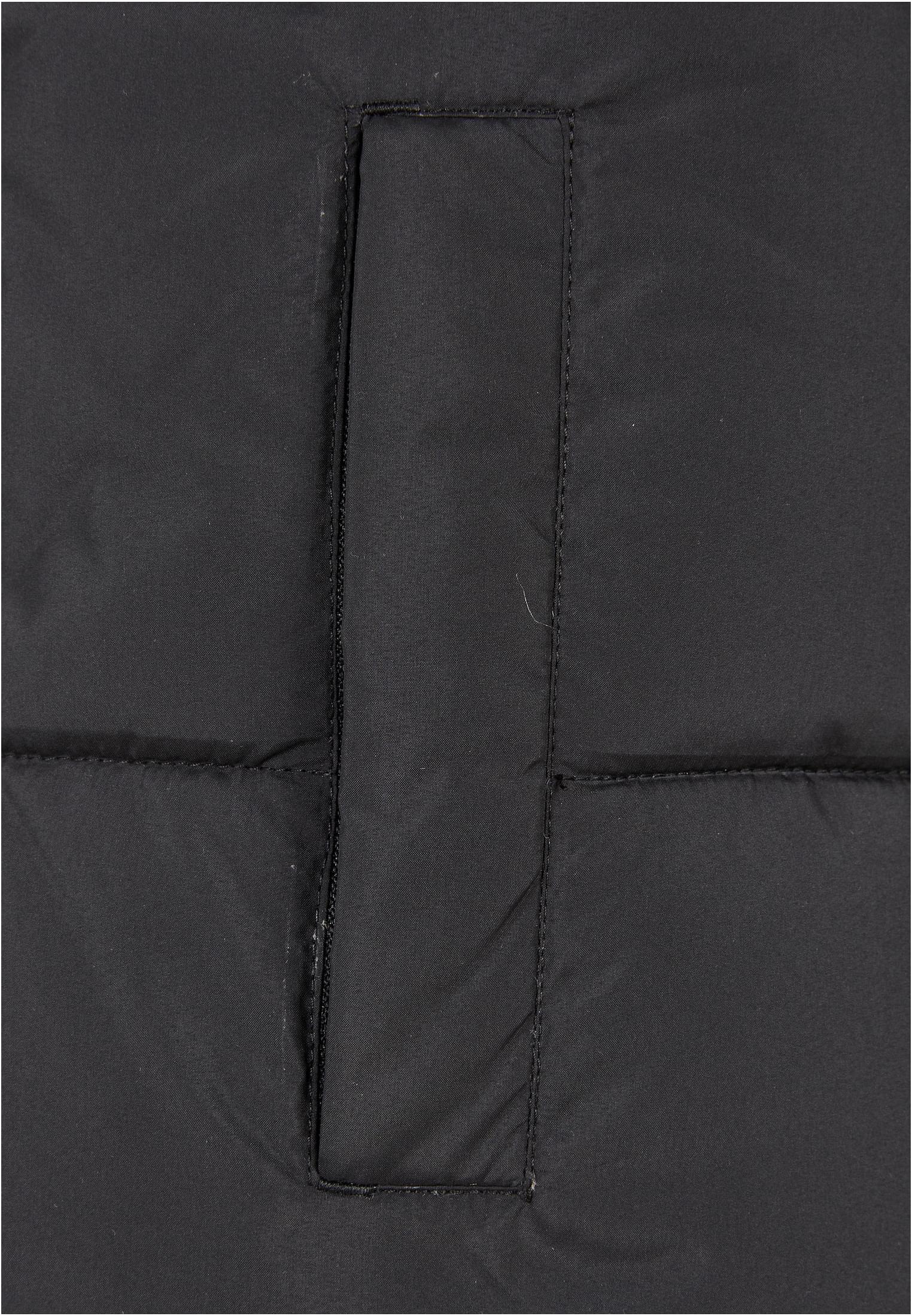 Ladies Waisted Puffer Vest | black