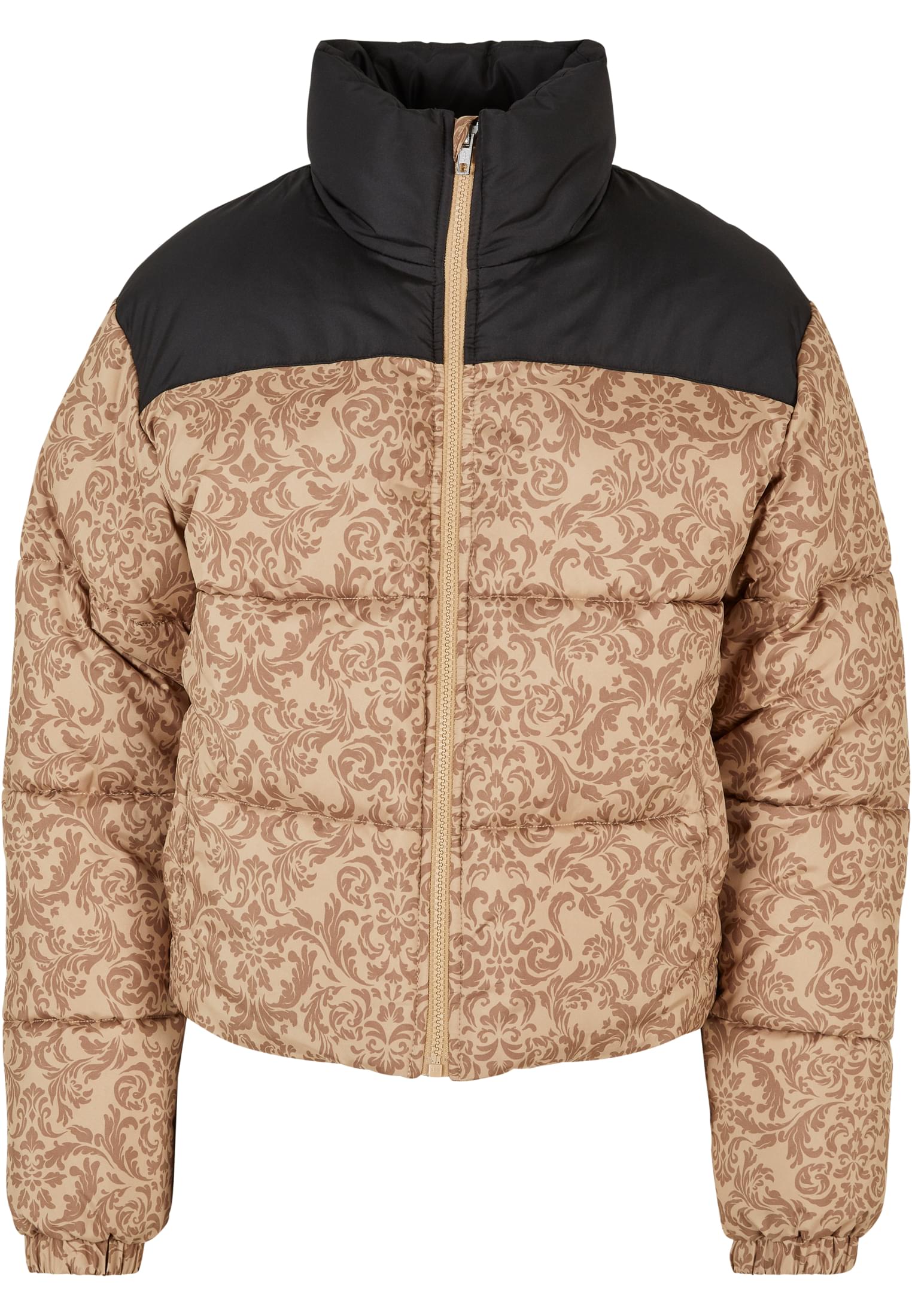 Ladies AOP Retro Puffer Jacket | unionbeigedamast