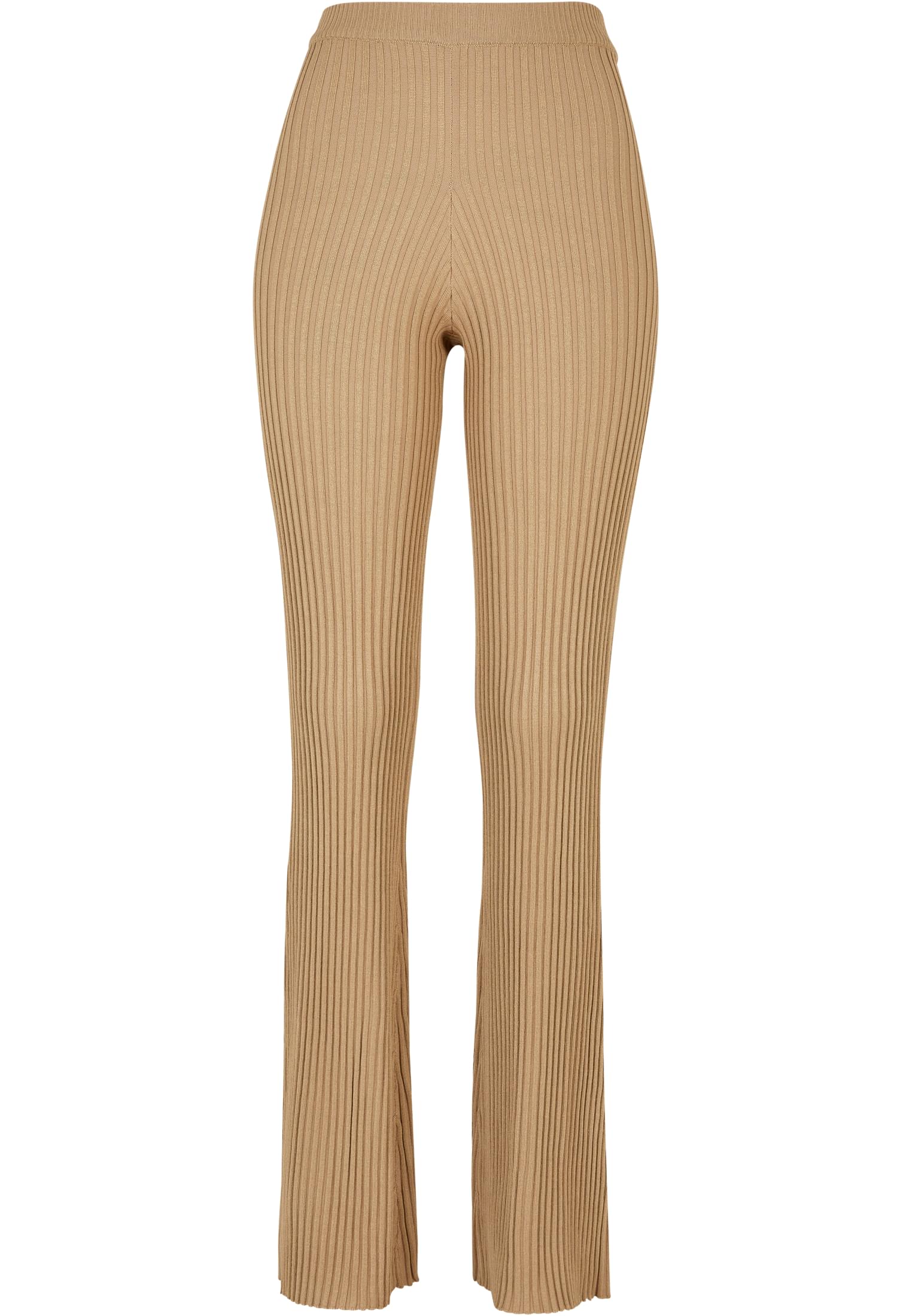 Ladies Flared Rib Knit Leggings | unionbeige