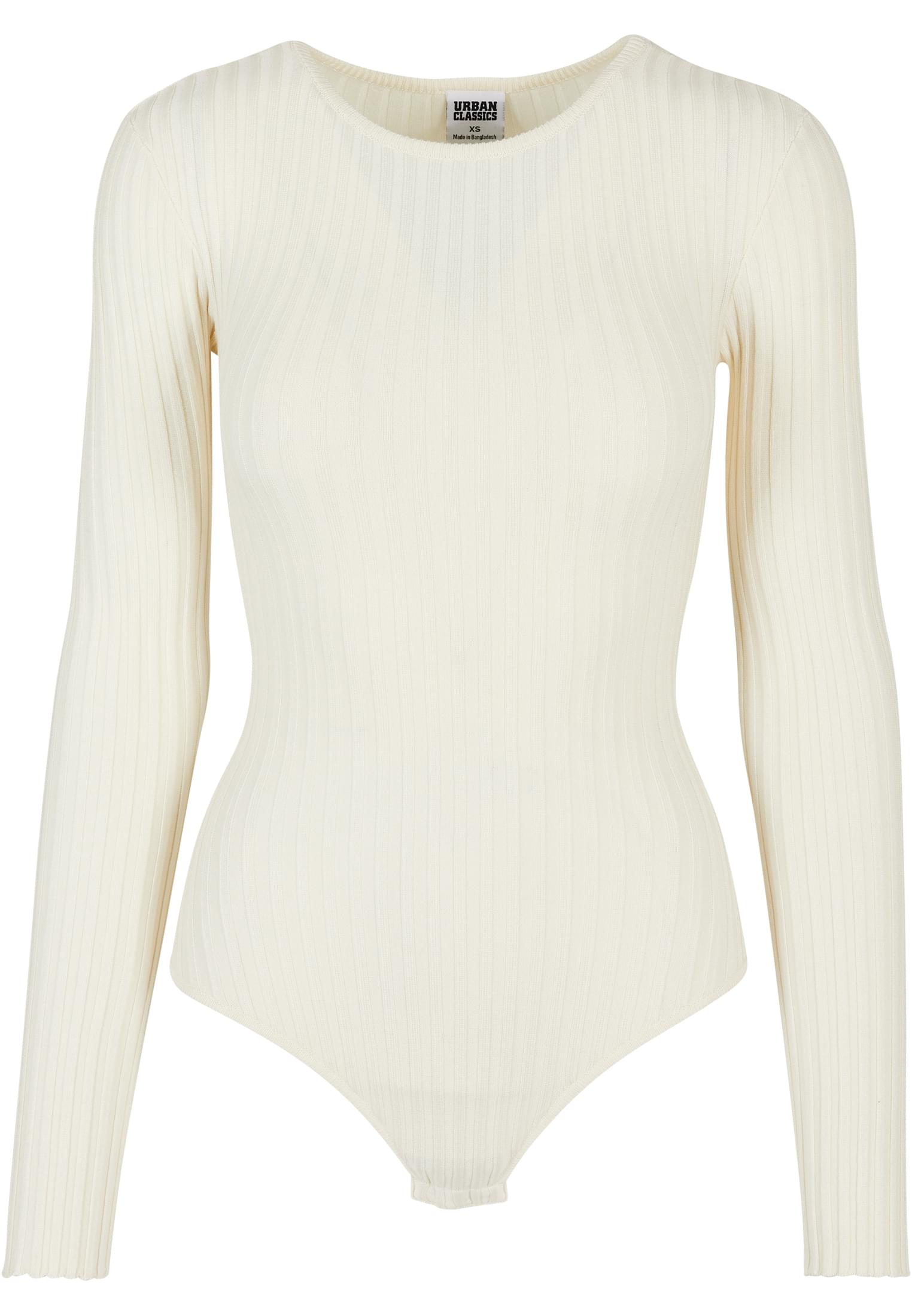 Ladies Rib Knit Longsleeve Body | whitesand