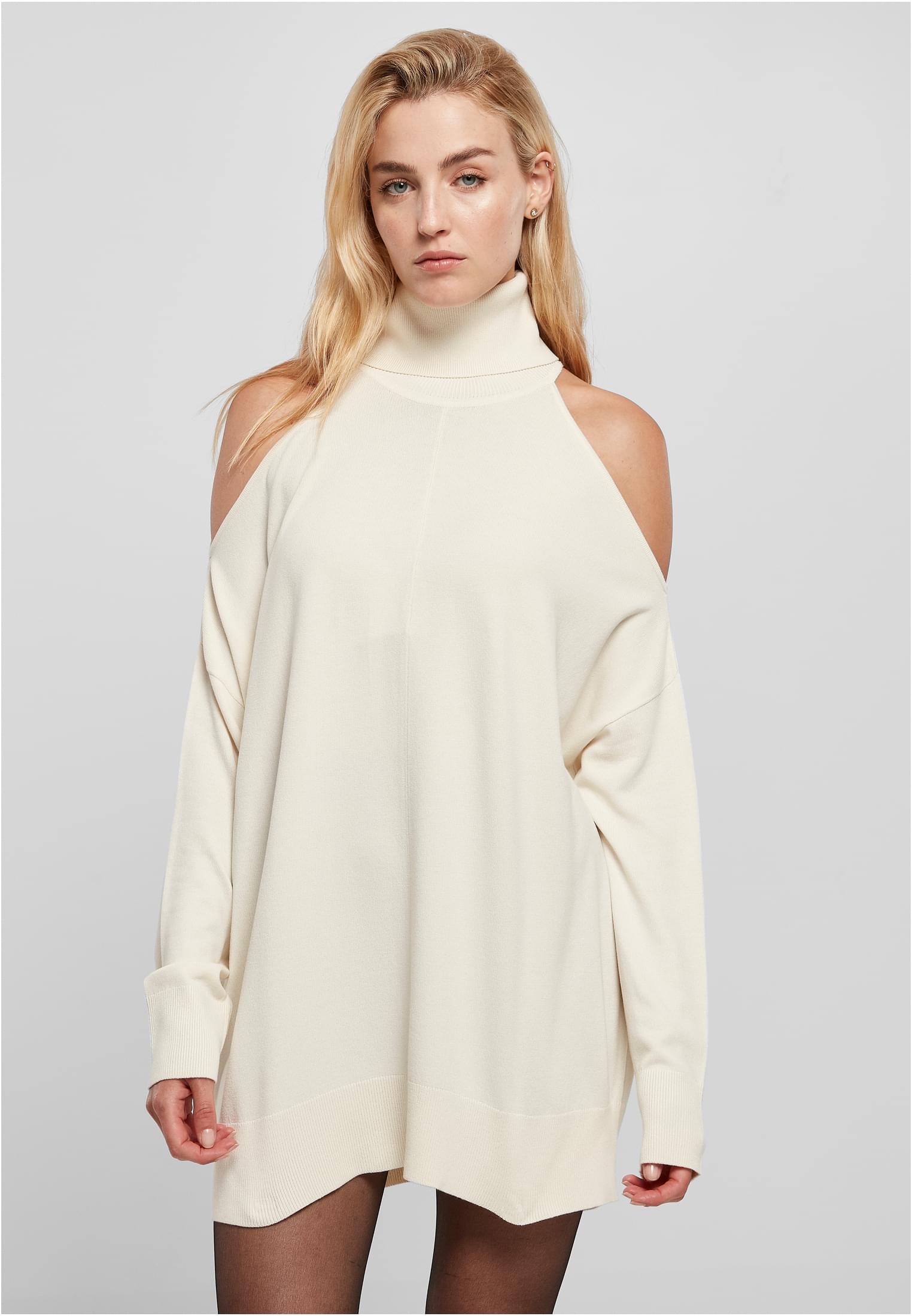 Ladies Cold Shoulder Turtelneck Sweater | whitesand