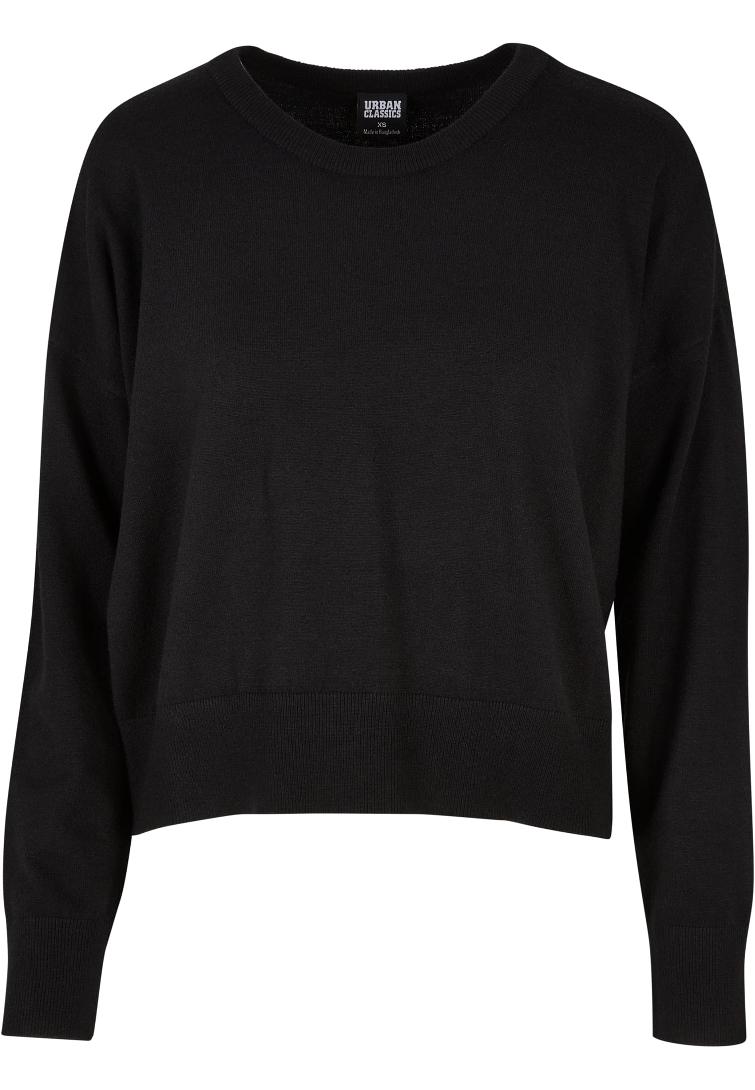 Ladies Eco Viscose Oversized Basic Sweater | black