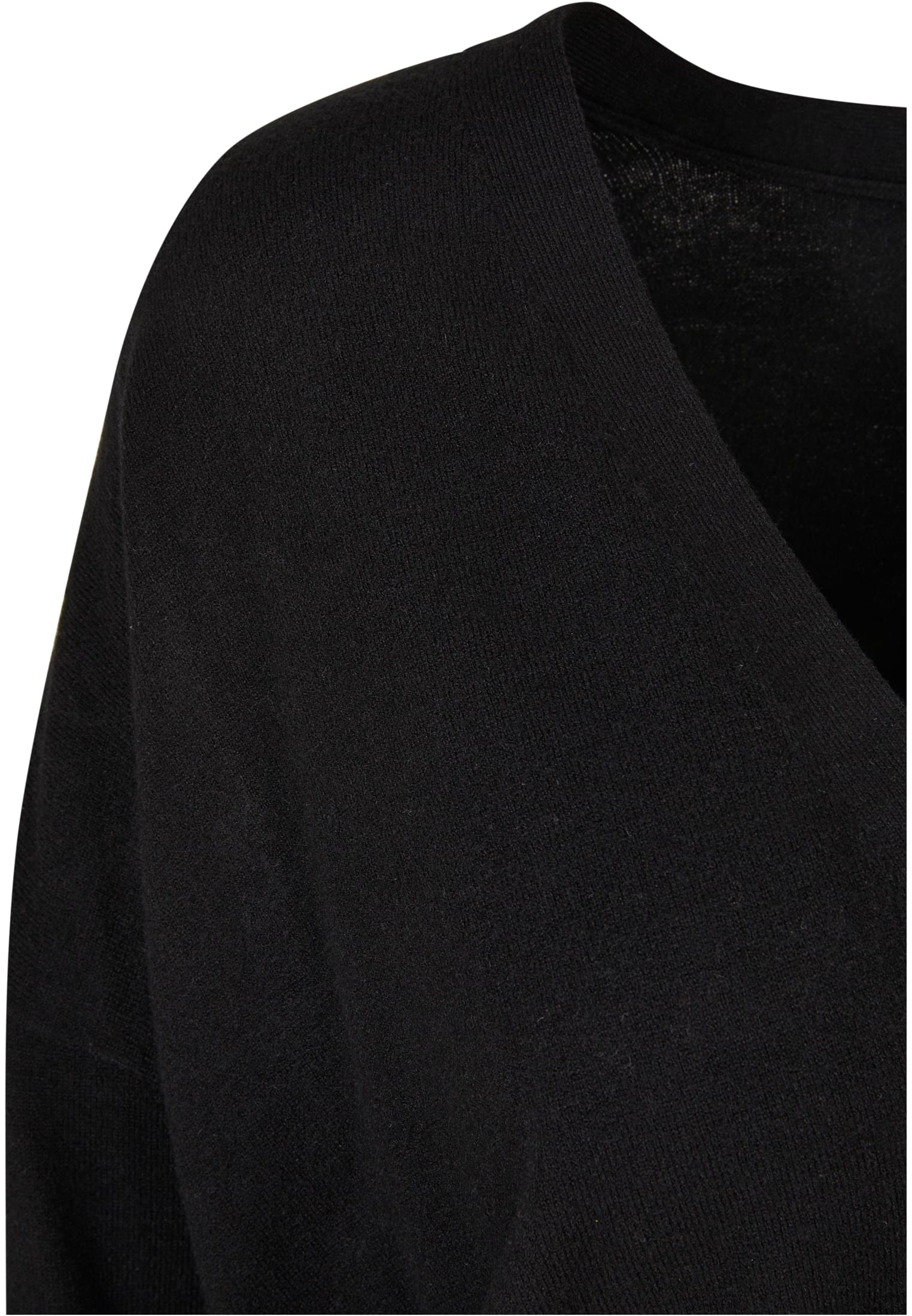 Ladies Eco Viscose Oversized Cardigan | black