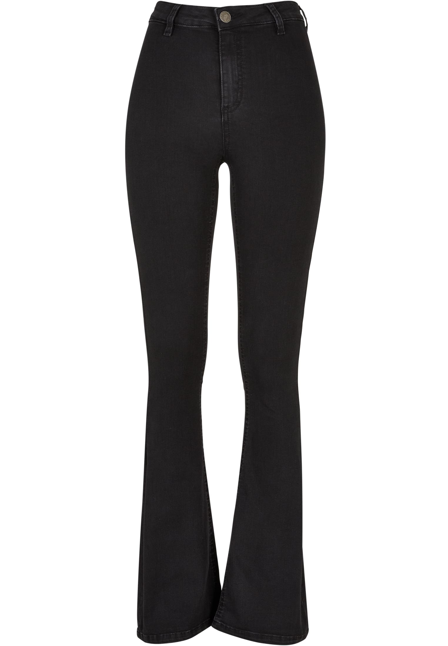 Ladies Super Stretch Bootcut Denim Pants | black stone washed