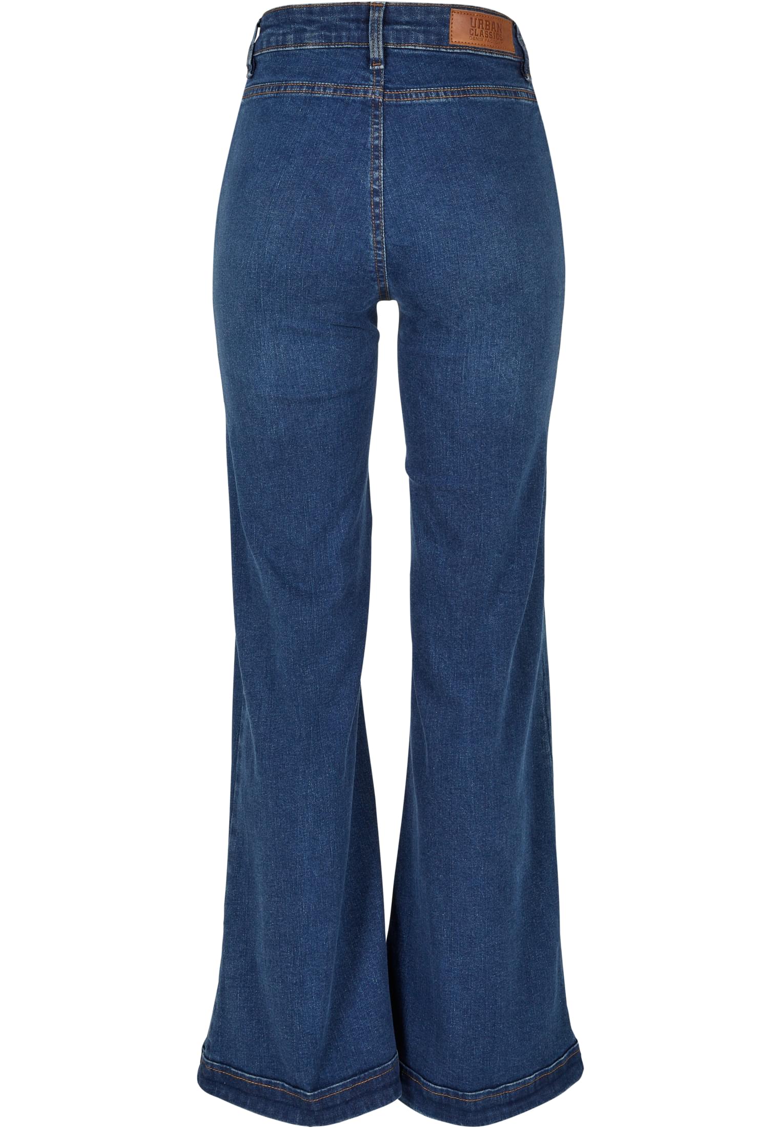 Ladies Vintage Flared Denim Pants | deepblue washed