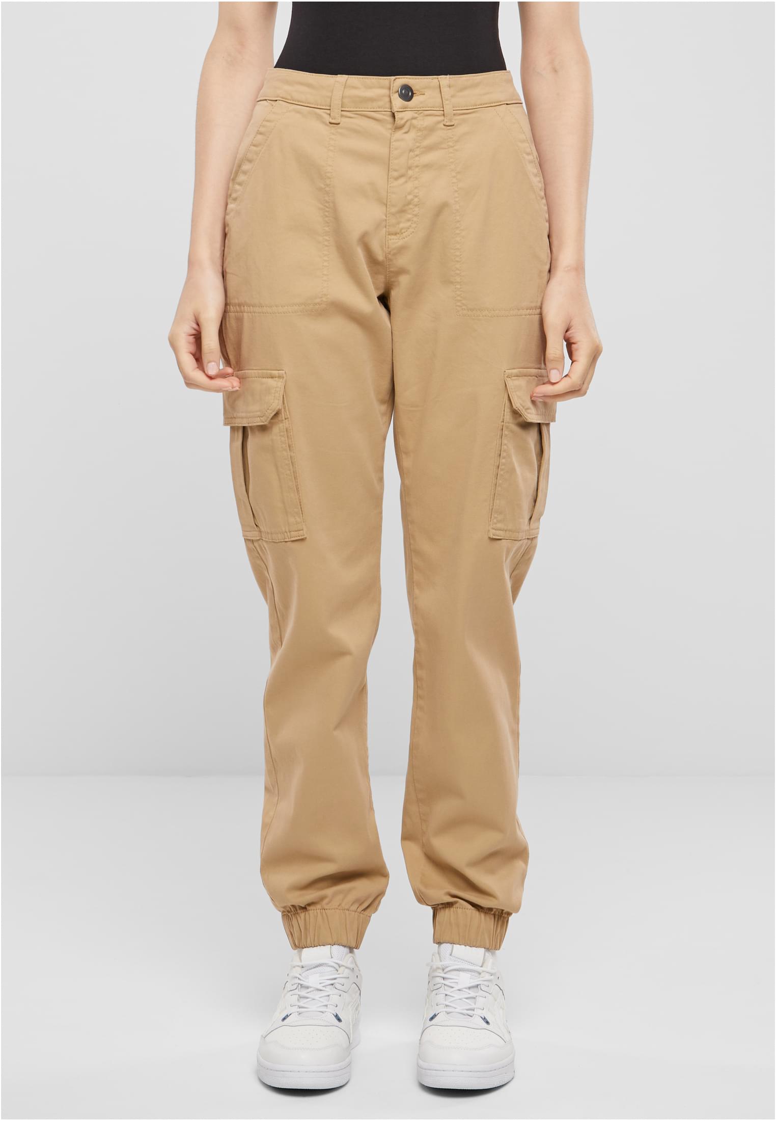 Ladies Cotton Twill Utility Pants | unionbeige