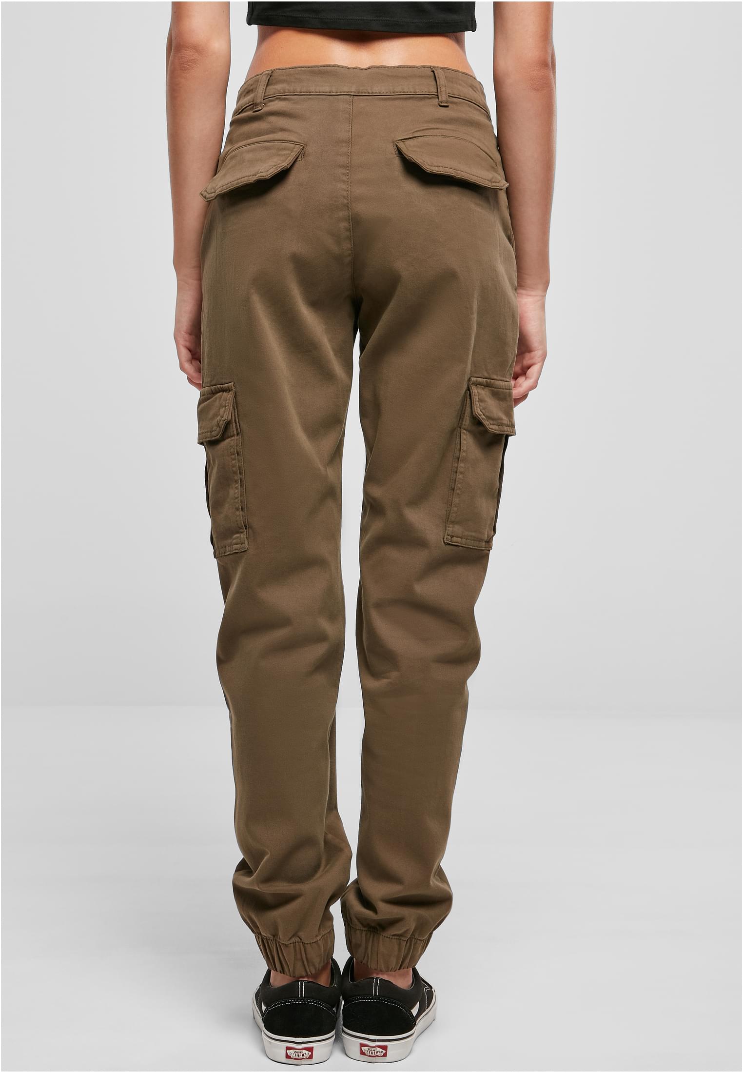 Ladies Cotton Twill Utility Pants | olive