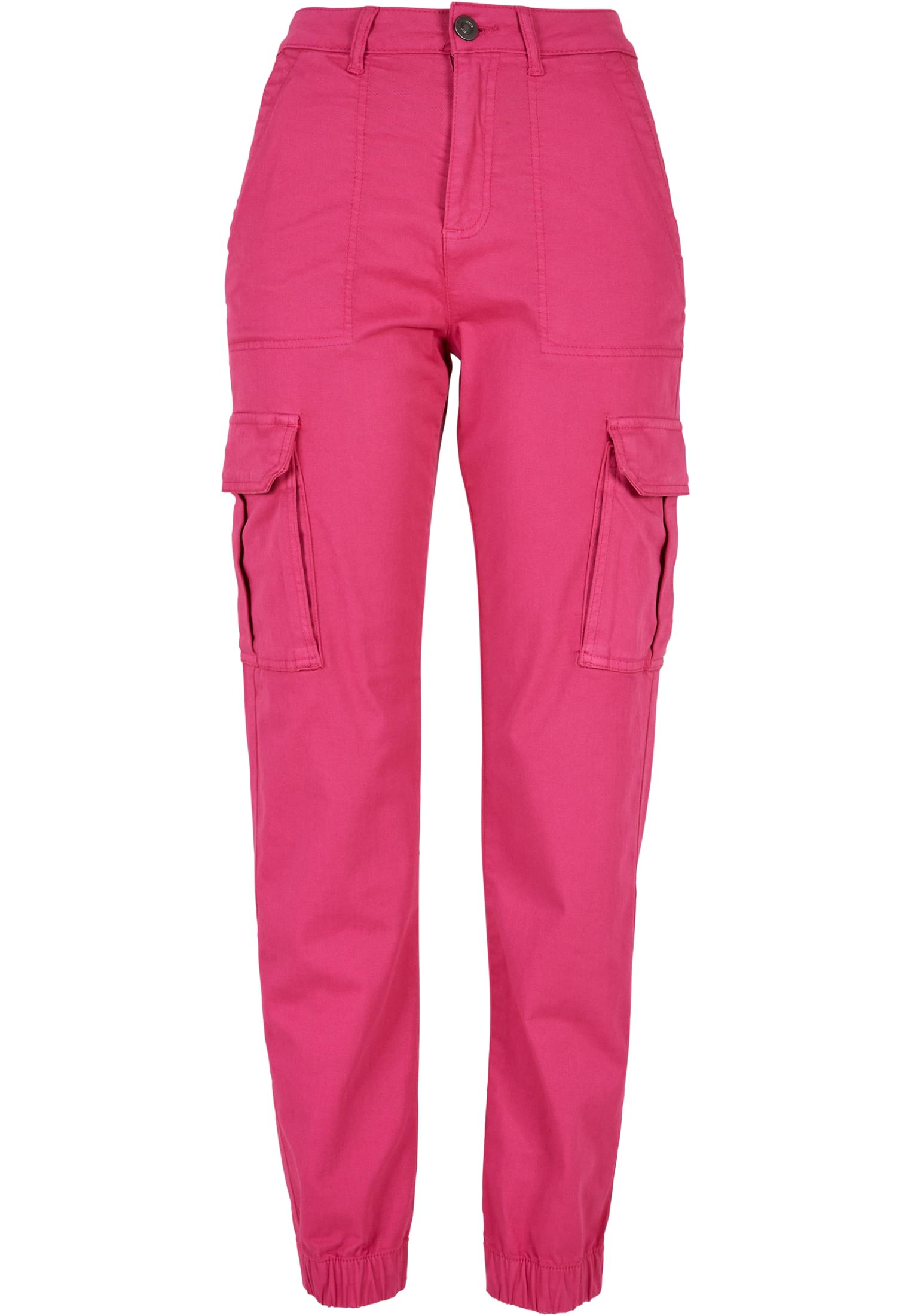 Ladies Cotton Twill Utility Pants | hibiskus pink