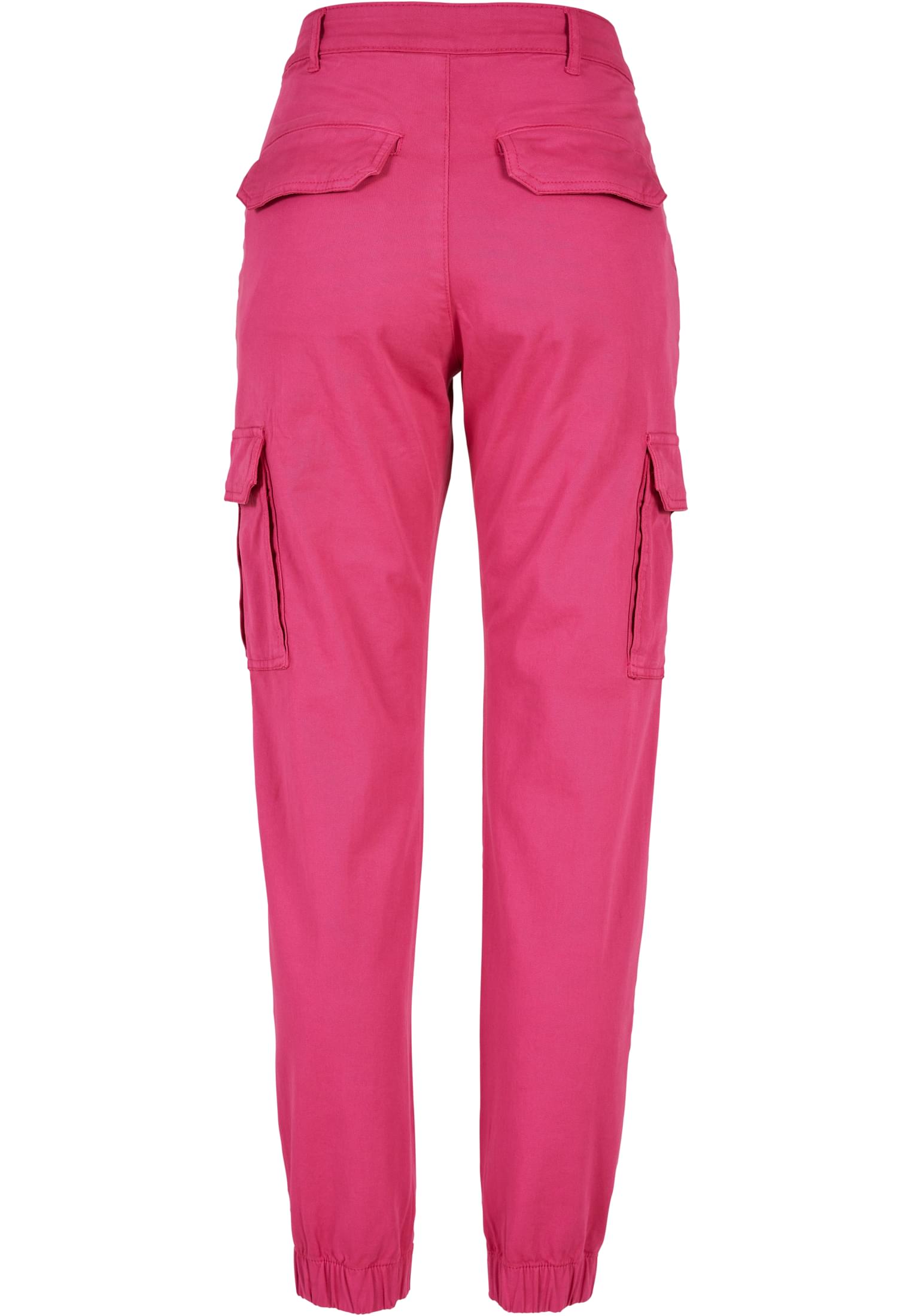 Ladies Cotton Twill Utility Pants | hibiskus pink