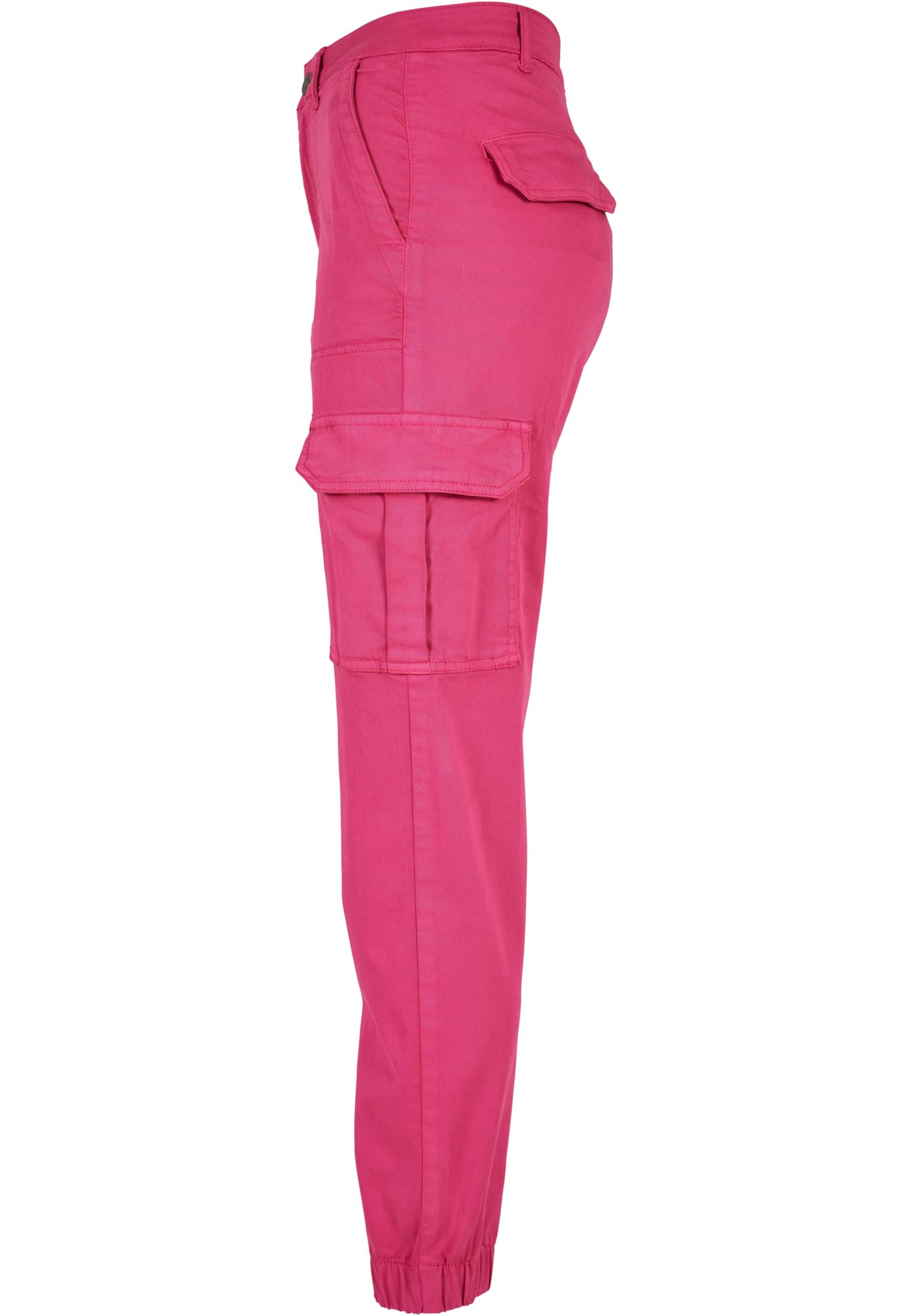 Ladies Cotton Twill Utility Pants | hibiskus pink