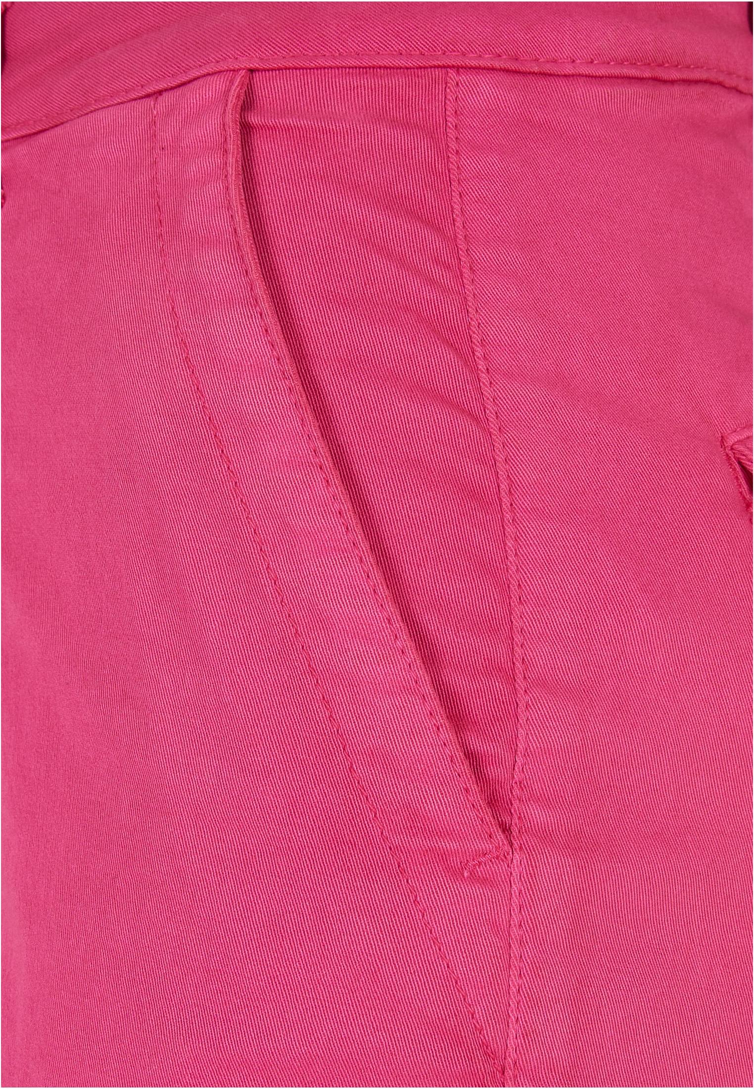 Ladies Cotton Twill Utility Pants | hibiskus pink